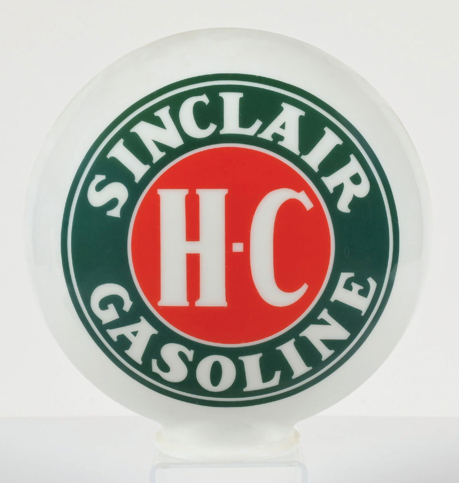 SINCLAIR HC GASOLINE REPRODUCTION ONE-PIECE BAKED GAS GLOBE - 2