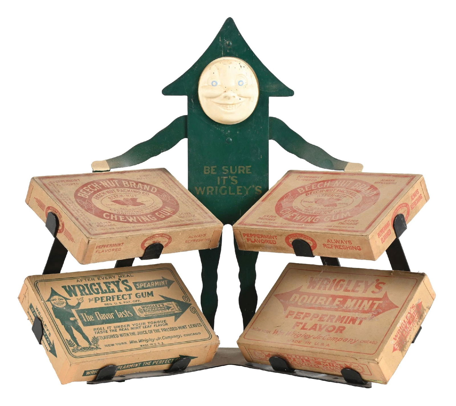 WRIGLEY'S COUNTERTOP SPEARMAN 4-BOX DISPLAY (1 of 2)