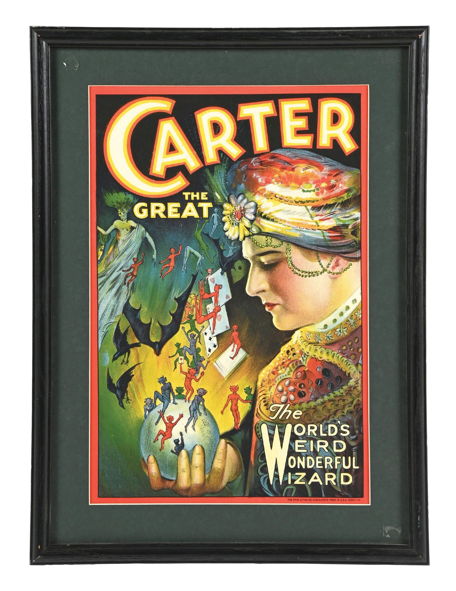 FRAMED POSTER FOR CARTER THE GREAT MAGICIAN (1 of 3)