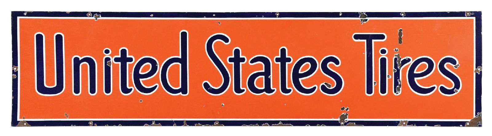 UNITED STATES TIRES PORCELAIN SIGN (1 of 2)