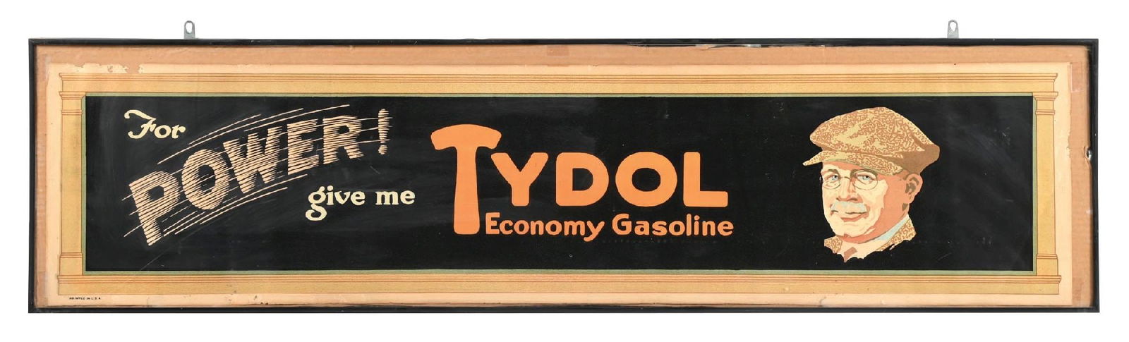 TYDOL ECONOMY GASOLINE FRAMED PAPER POSTER (1 of 3)