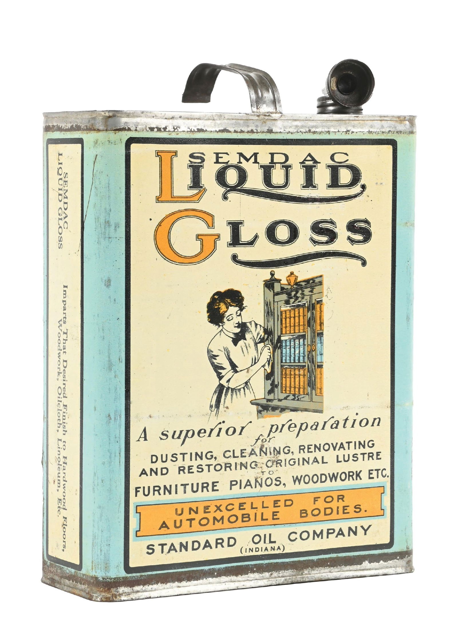 ORIGINAL STANDARD OIL CO. LIQUID GLOSS CAN (1 of 4)