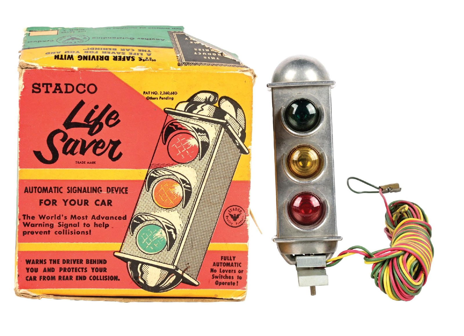 STADCO LIFE SAVER AUTOMOBILE SIGNALING DEVICE FOR CAR N.O.S. ORIGINAL BOX (1 of 5)