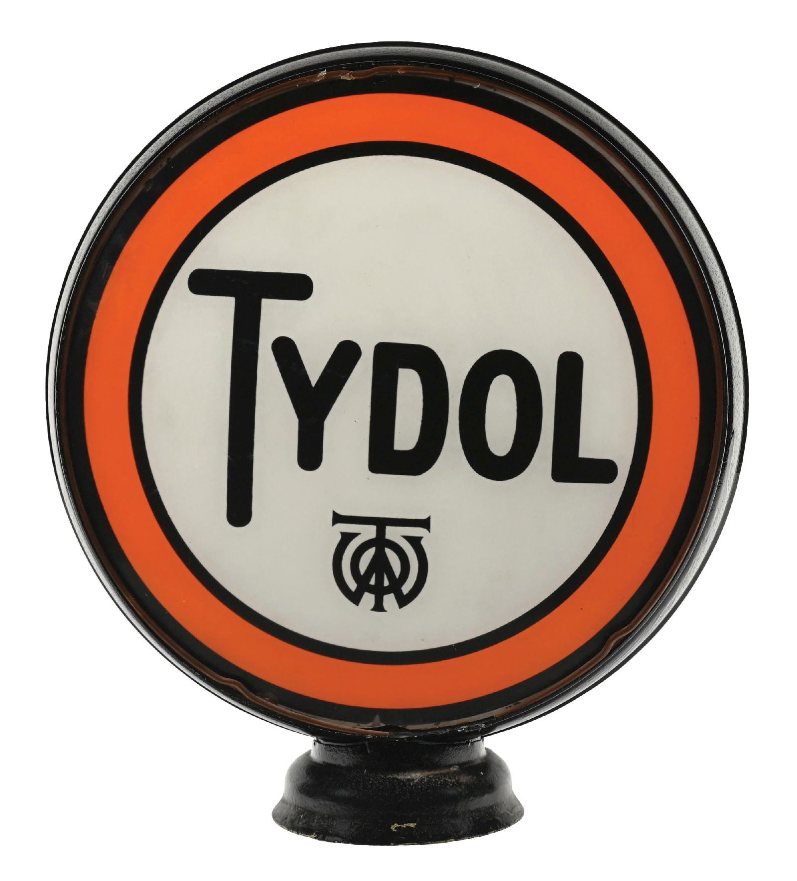 TYDOL GASOLINE COMPLETE 15" GLOBE ON METAL LOW PROFILE BODY (1 of 4)