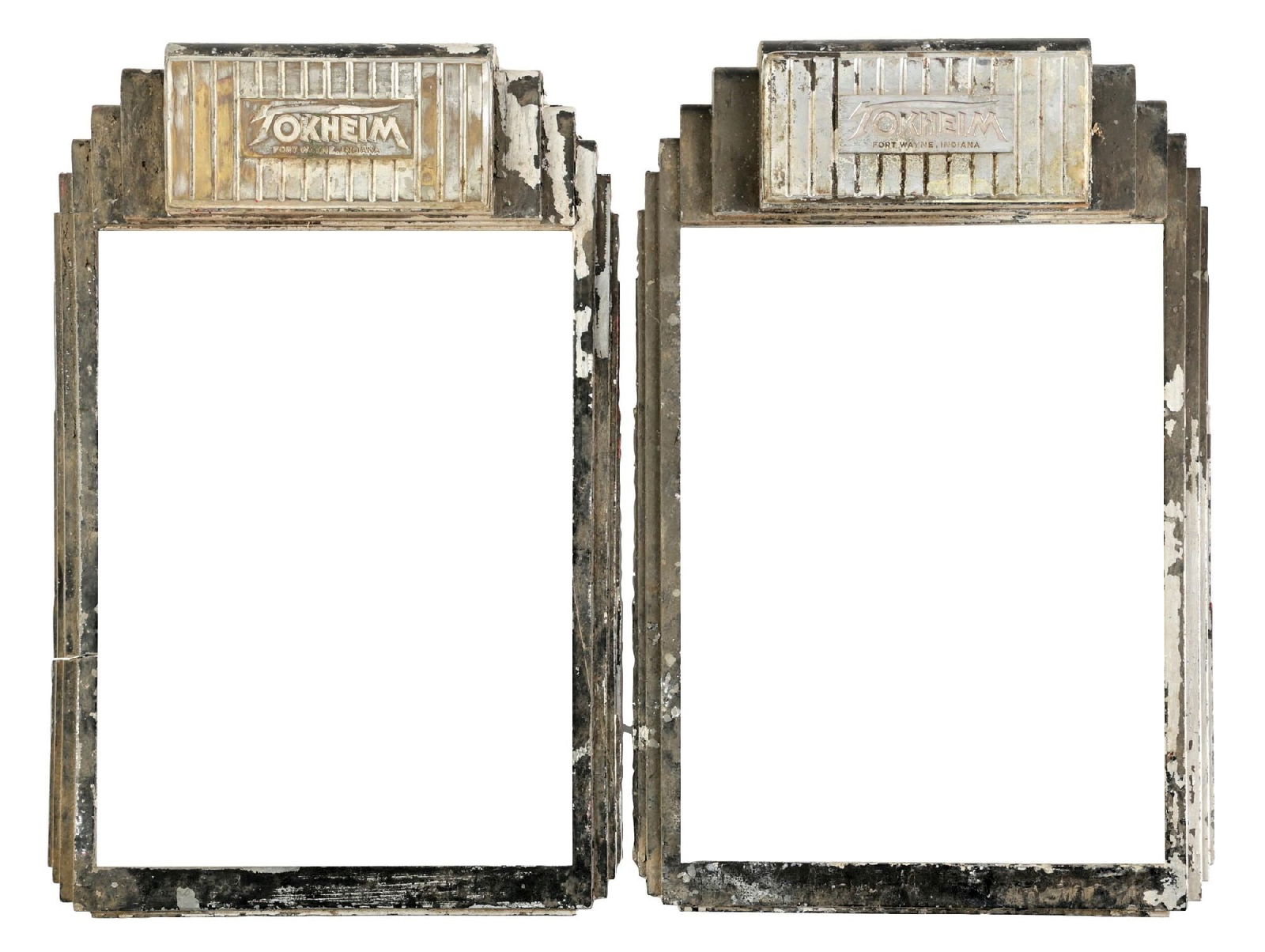 COLLECTION OF 2: TOKHEIM 36B BEZEL TRIM PANELS. (1 of 2)