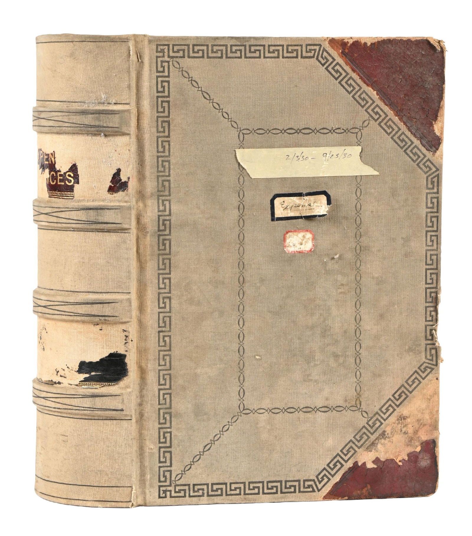 THE WHITE & BAGLEY COMPANY ORIGINAL EXPENSE LEDGER FOR YEAR 1930 (1 of 6)