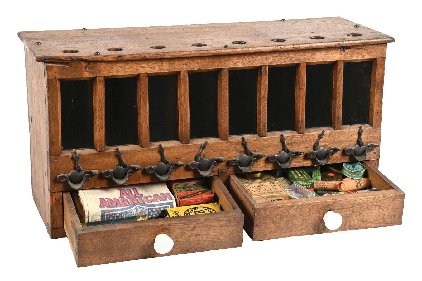 WOOD & STEEL BUCK SHOT DISPENSING DISPLAY CASE (1 of 4)