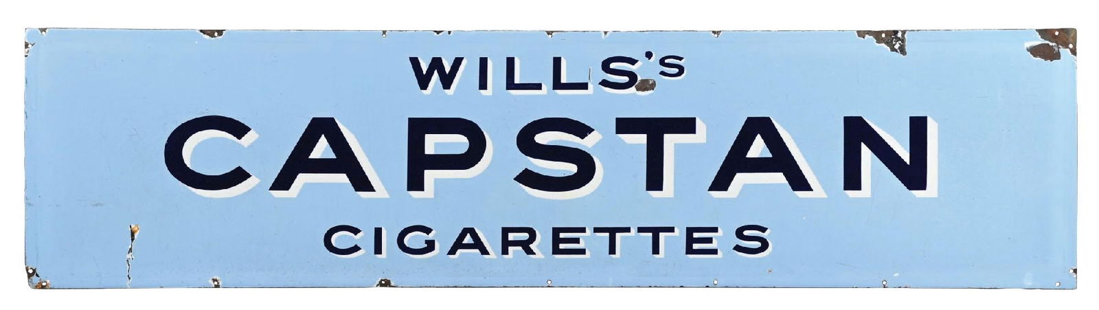 WILLS'S CAPSTAN CIGARETTES PORCELAIN SIGN (1 of 2)