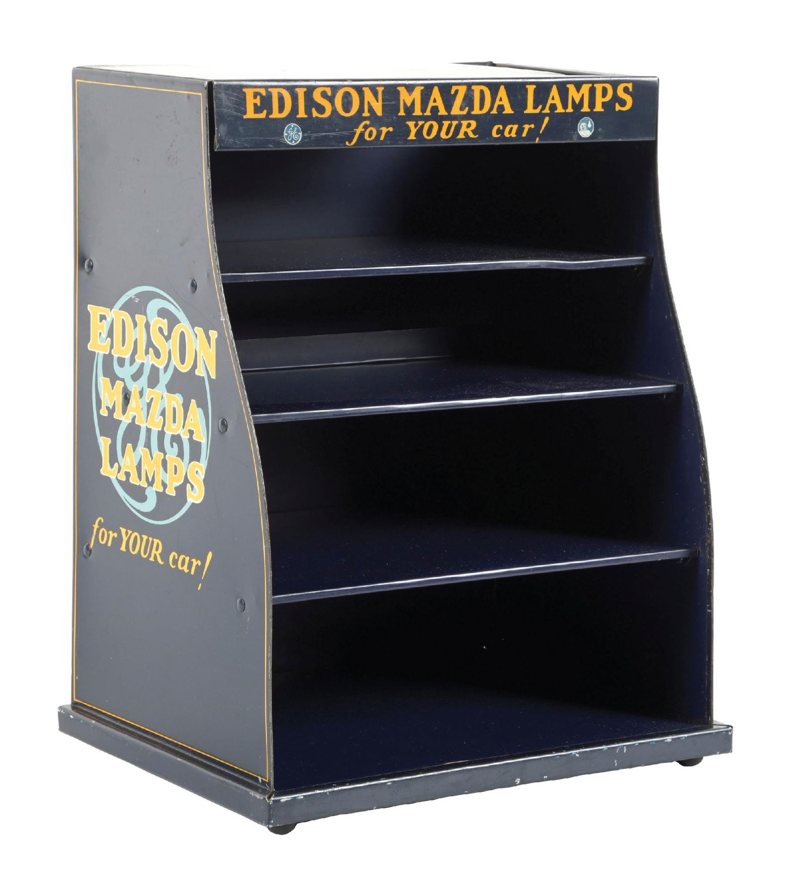 EDISON MAZDA LAMPS FOR YOUR CAR TIN STORE DISPLAY. (1 of 5)