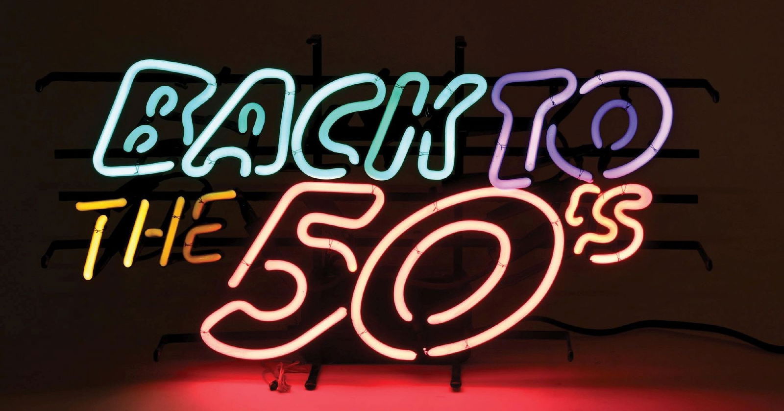 BACK TO THE 50S NEON SKELETON SIGN (1 of 4)