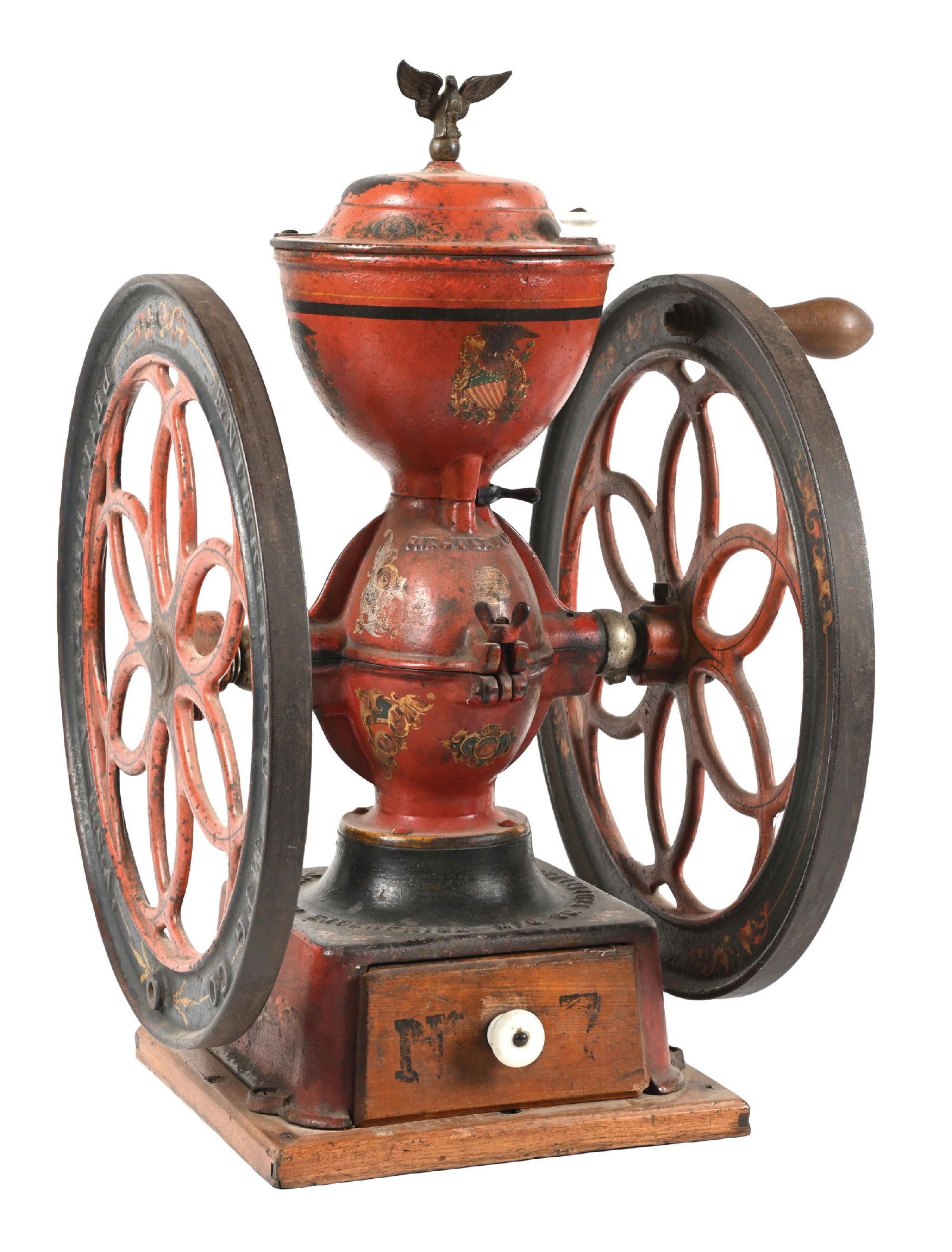 ENTERPRISE MFG. CAST IRON COFFEE GRINDER (1 of 4)