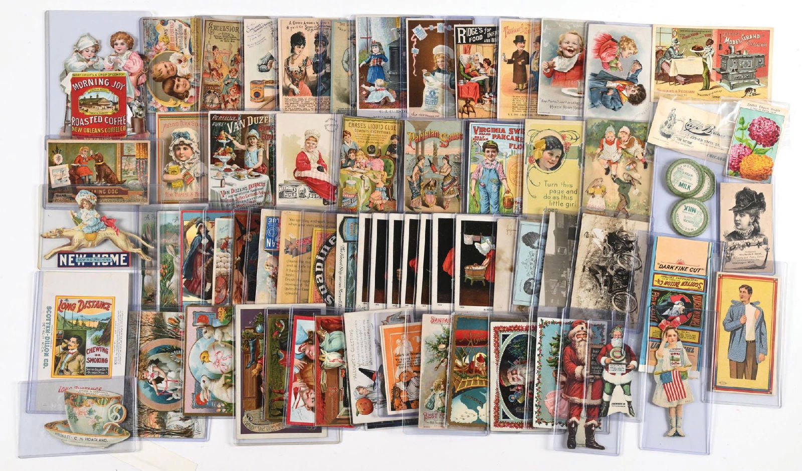 LARGE COLLECTION OF COUNTRY STORE POSTCARDS, TRADE CARDS & EPHEMERA (1 of 1)