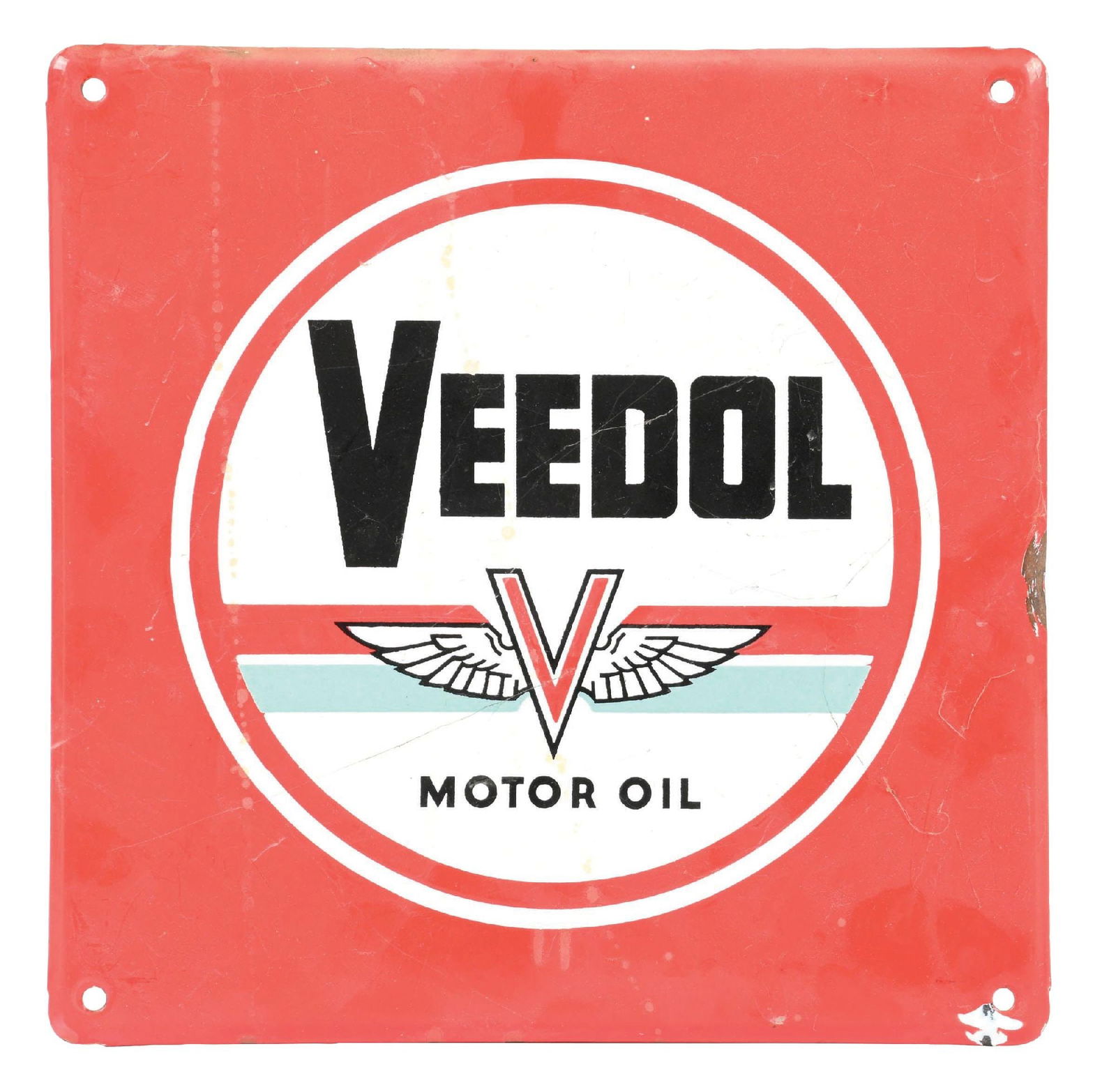 VEEDOL MOTOR OIL PORCELAIN SIGN (1 of 2)