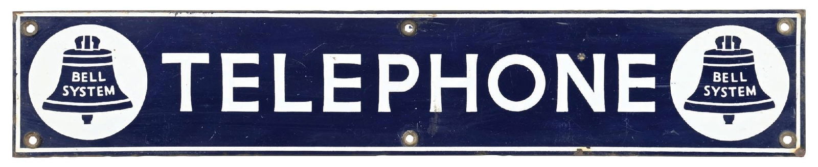 BELL TELEPHONE PORCELAIN SIGN (1 of 2)