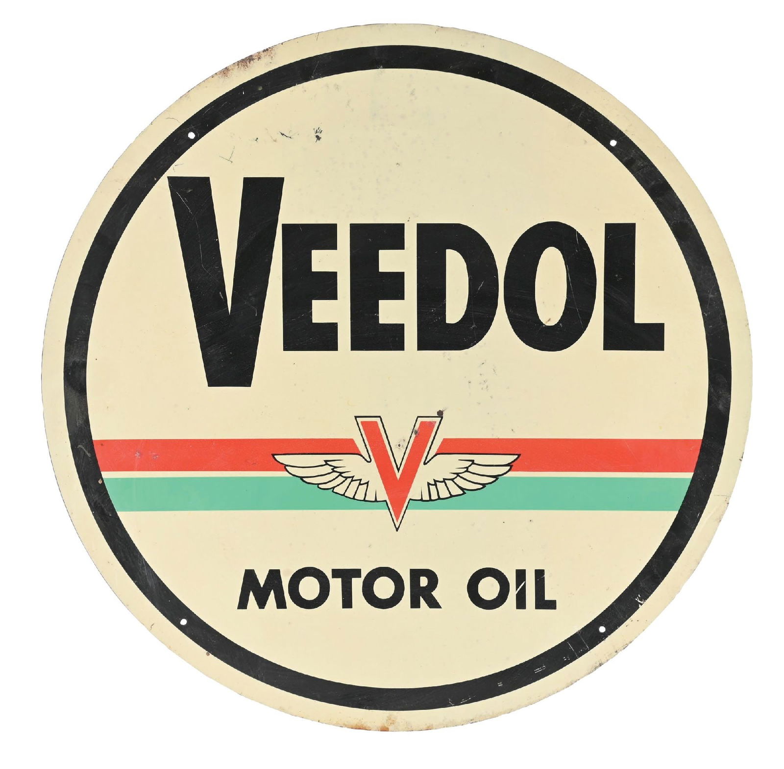 VEEDOL MOTOR OIL TIN SIGN (1 of 2)