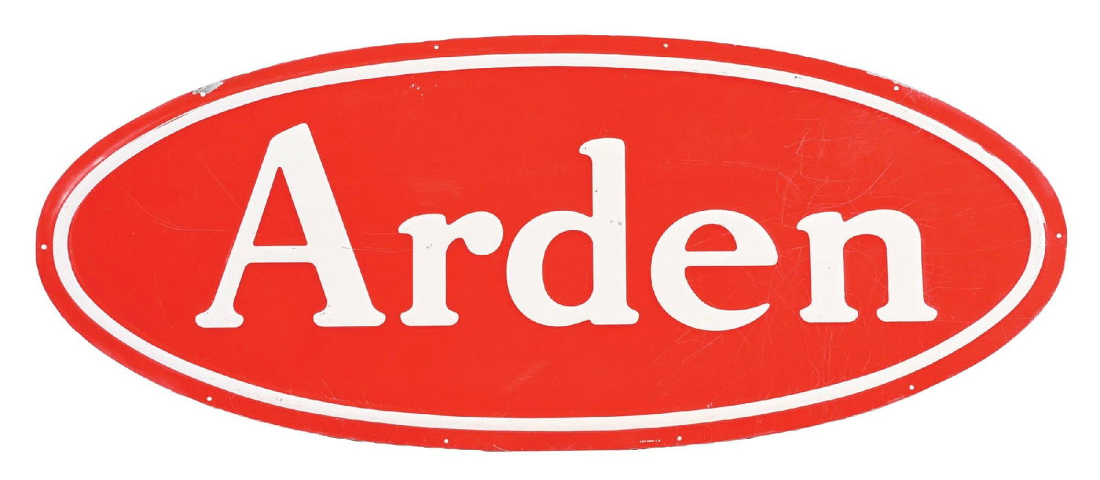 ARDEN MILK EMBOSSED TIN SIGN (1 of 3)