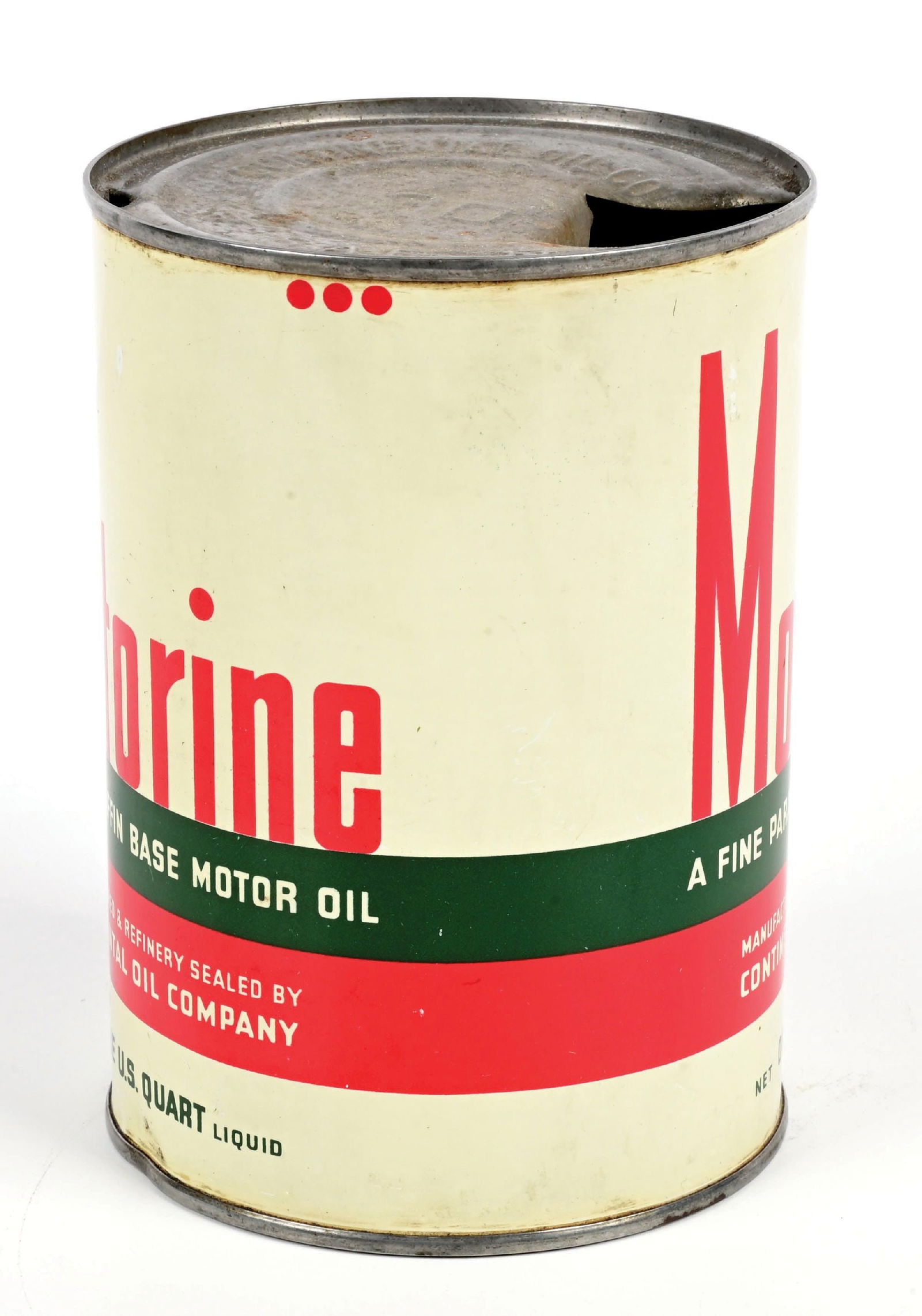 CONOCO MOTORINE ONE-QUART CAN - 4