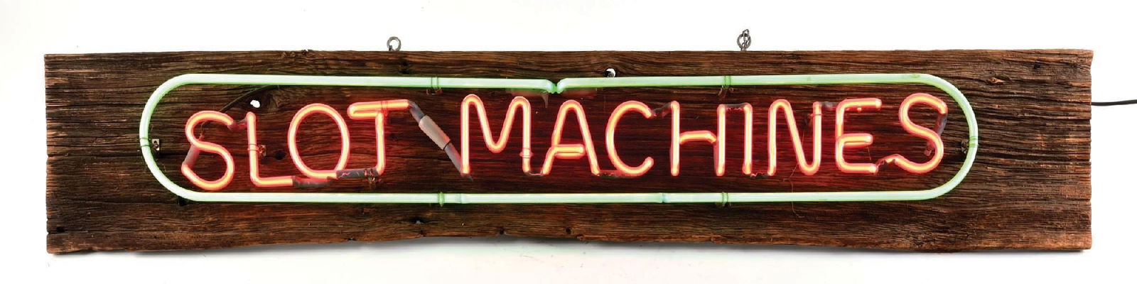 SLOT MACHINES NEON SIGN (1 of 3)