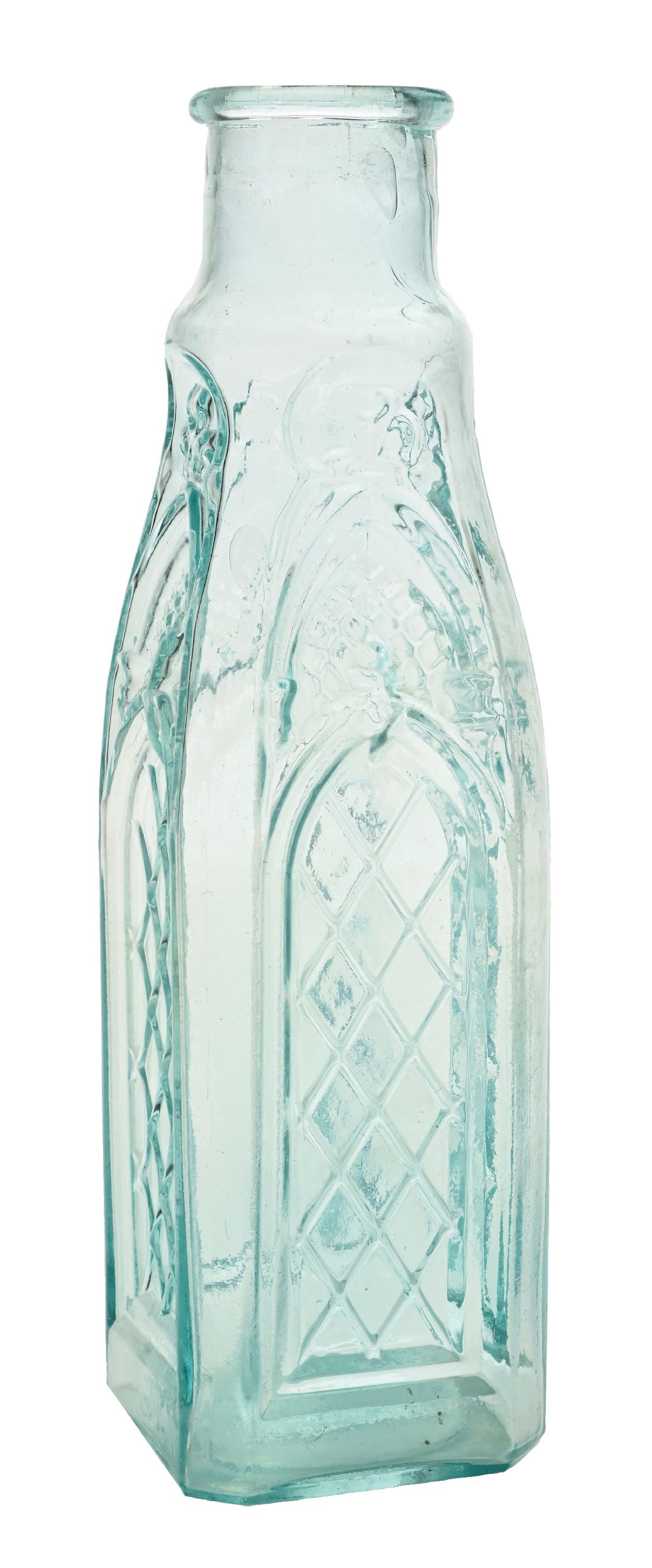 GLASS CATHEDRAL 3-PANEL GOTHIC PICKLE JAR (1 of 6)