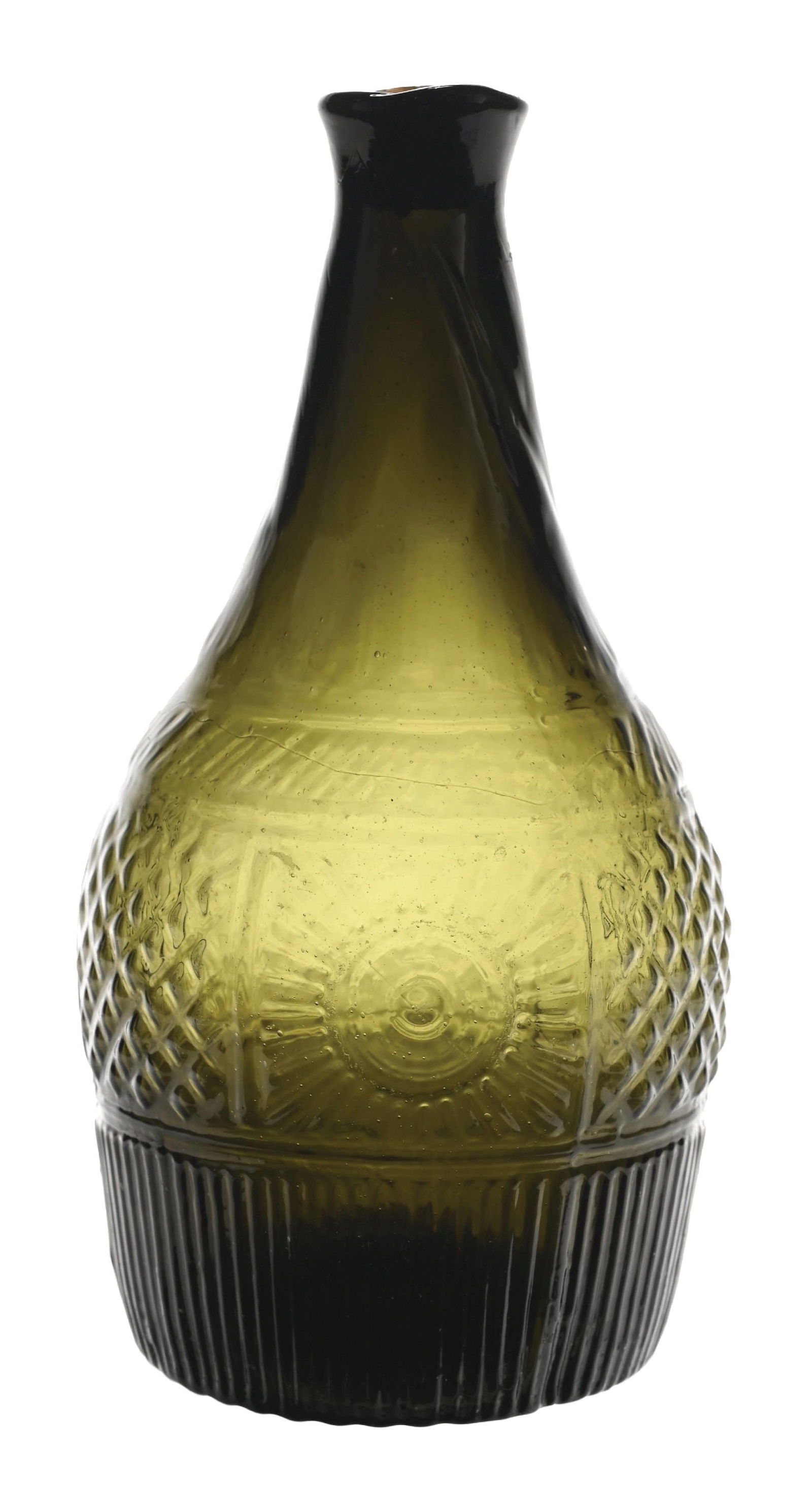 EARLY 3-PC MOLD MARLBORO STREET FACTORY DECANTER (1 of 5)