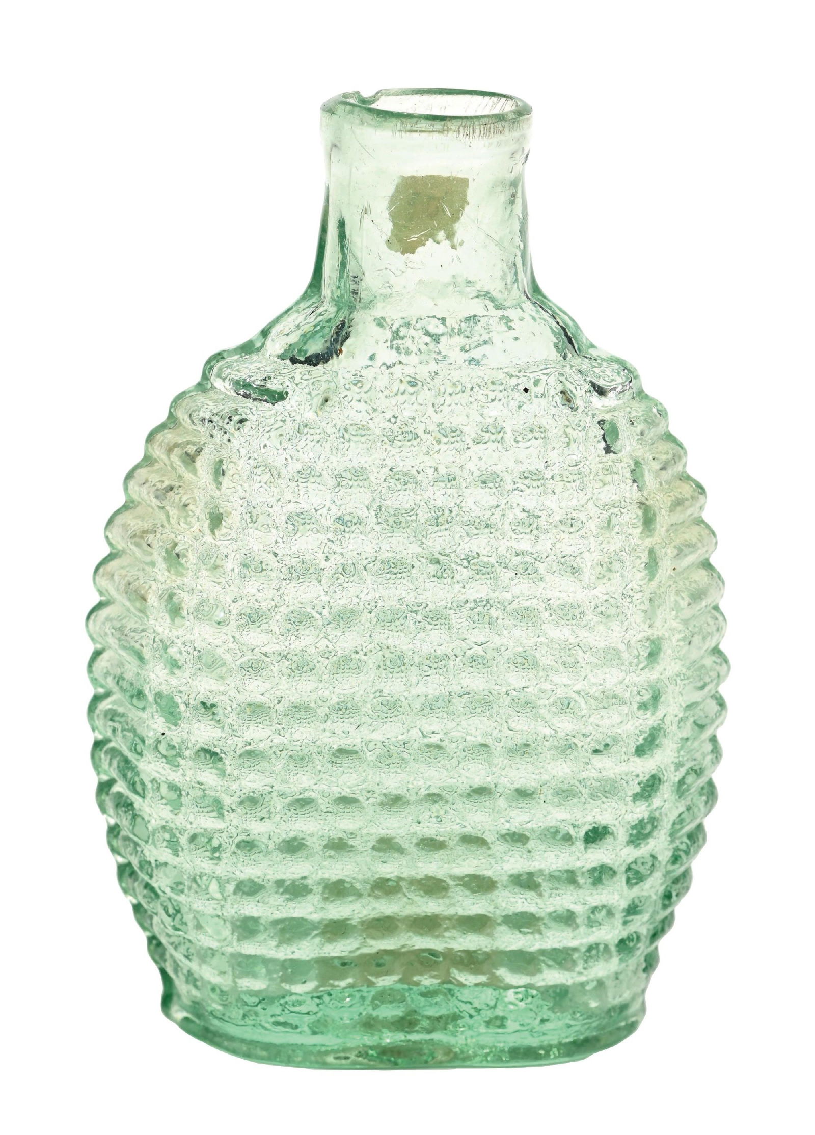 LIGHT GREEN POISON FLASK (1 of 5)