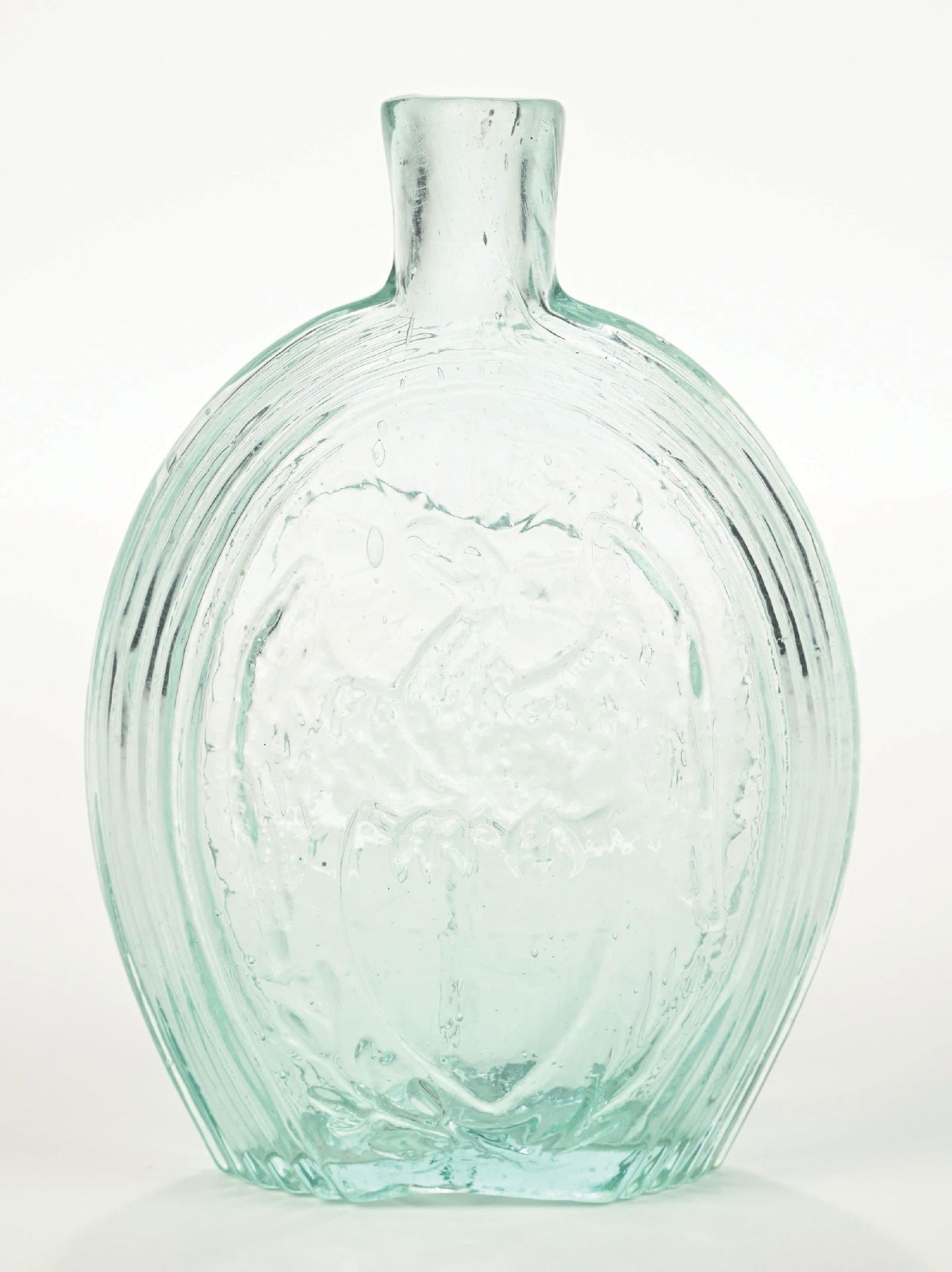 AMERICAN EAGLE GLASS FLASK - 3
