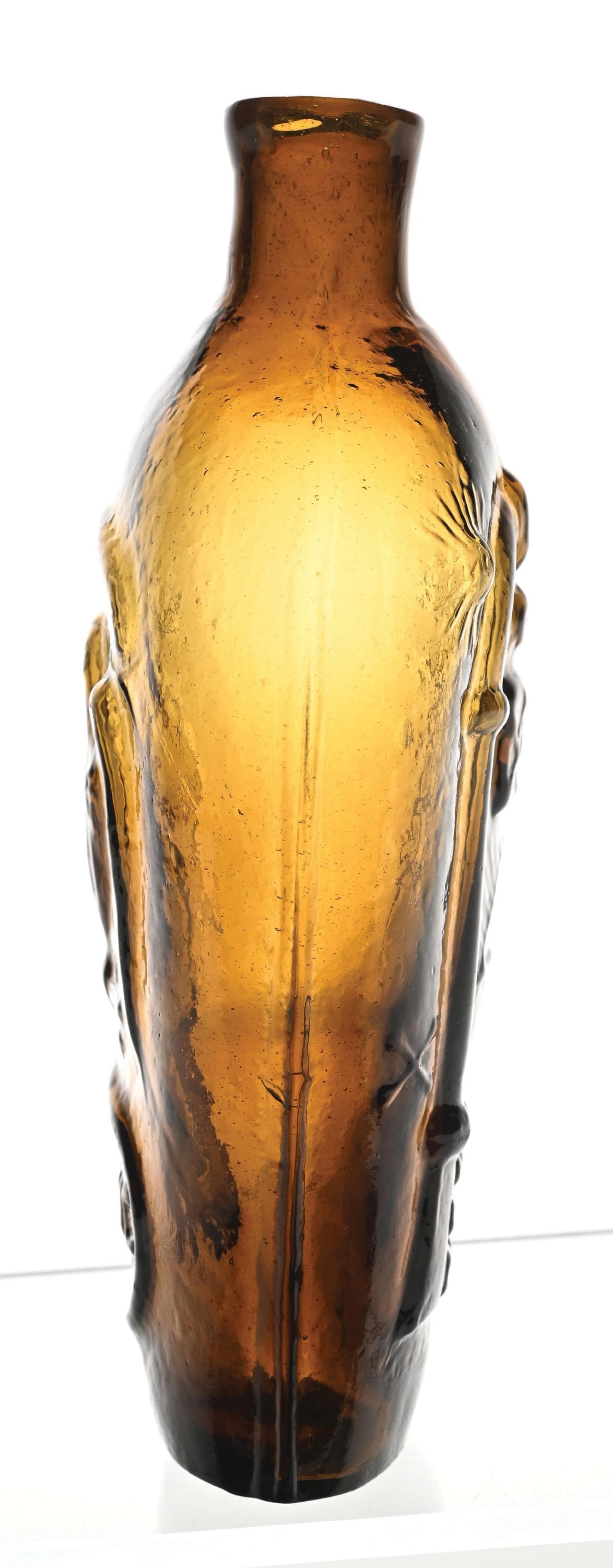 KEENE MASONIC EAGLE PINT FLASK - 4