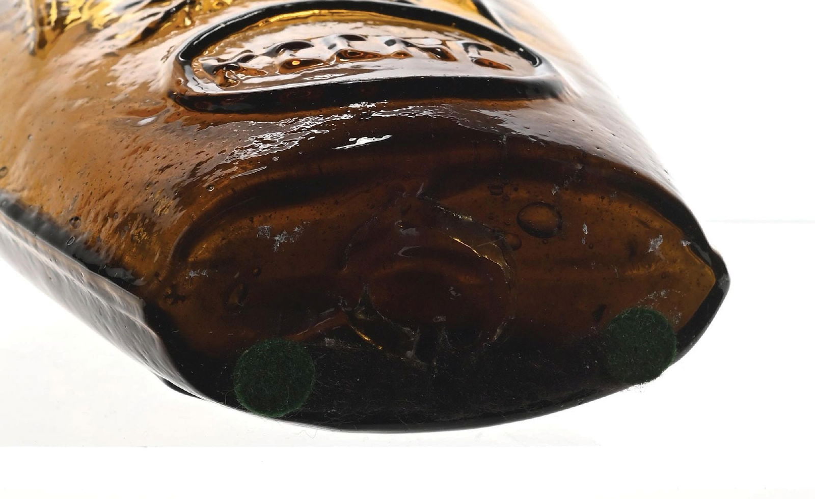 KEENE MASONIC EAGLE HALF-PINT FLASK - 5