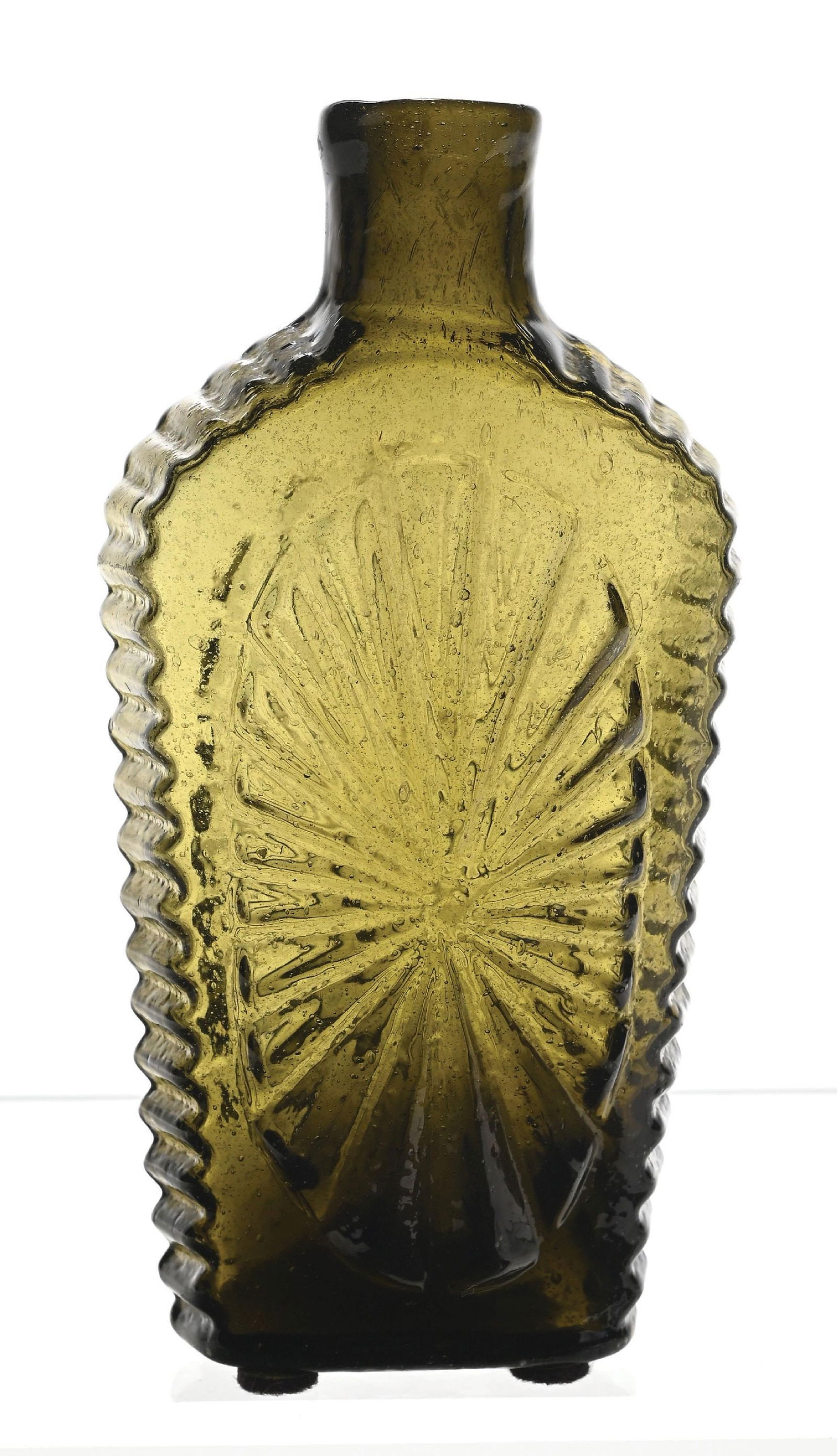 HALF-PINT SUNBURST FLASK - 3