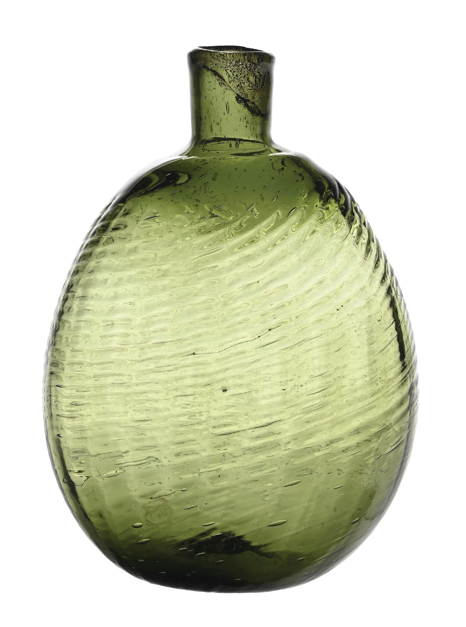 PITKIN LIGHT OLIVE GREEN PINT FLASK (1 of 5)