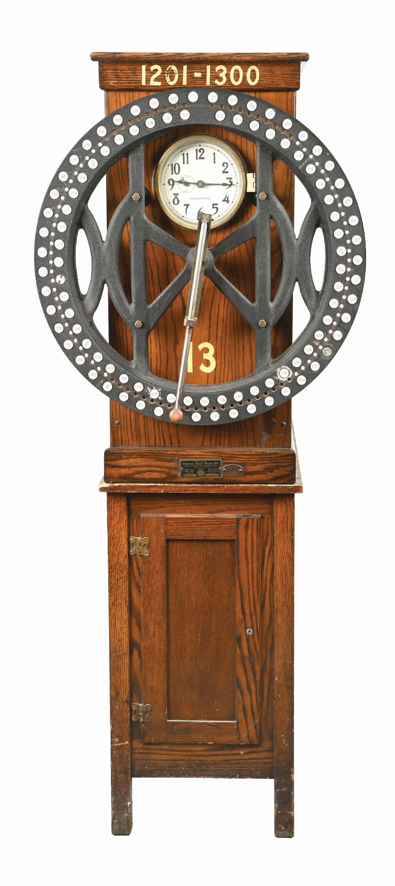 EARLY ANHEUSER-BUSCH TIME CLOCK - 2