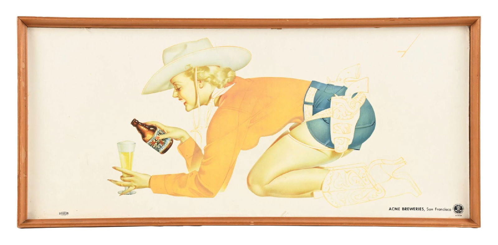 ACME BREWERIES FRAMED ADVERTISEMENT (1 of 4)