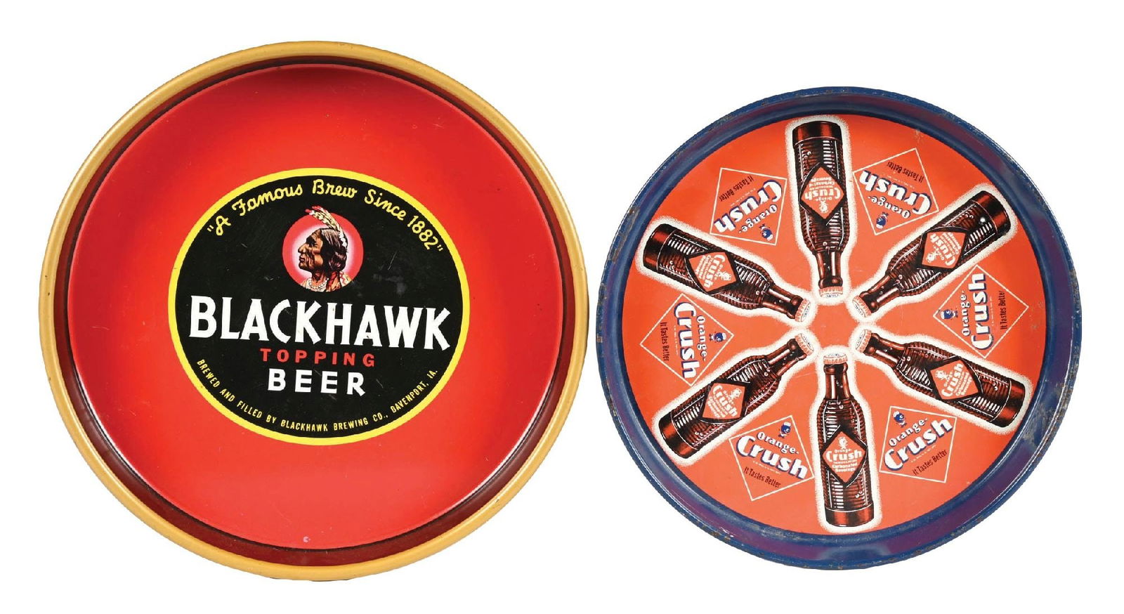 PAIR OF SERVING TRAYS (1 of 2)