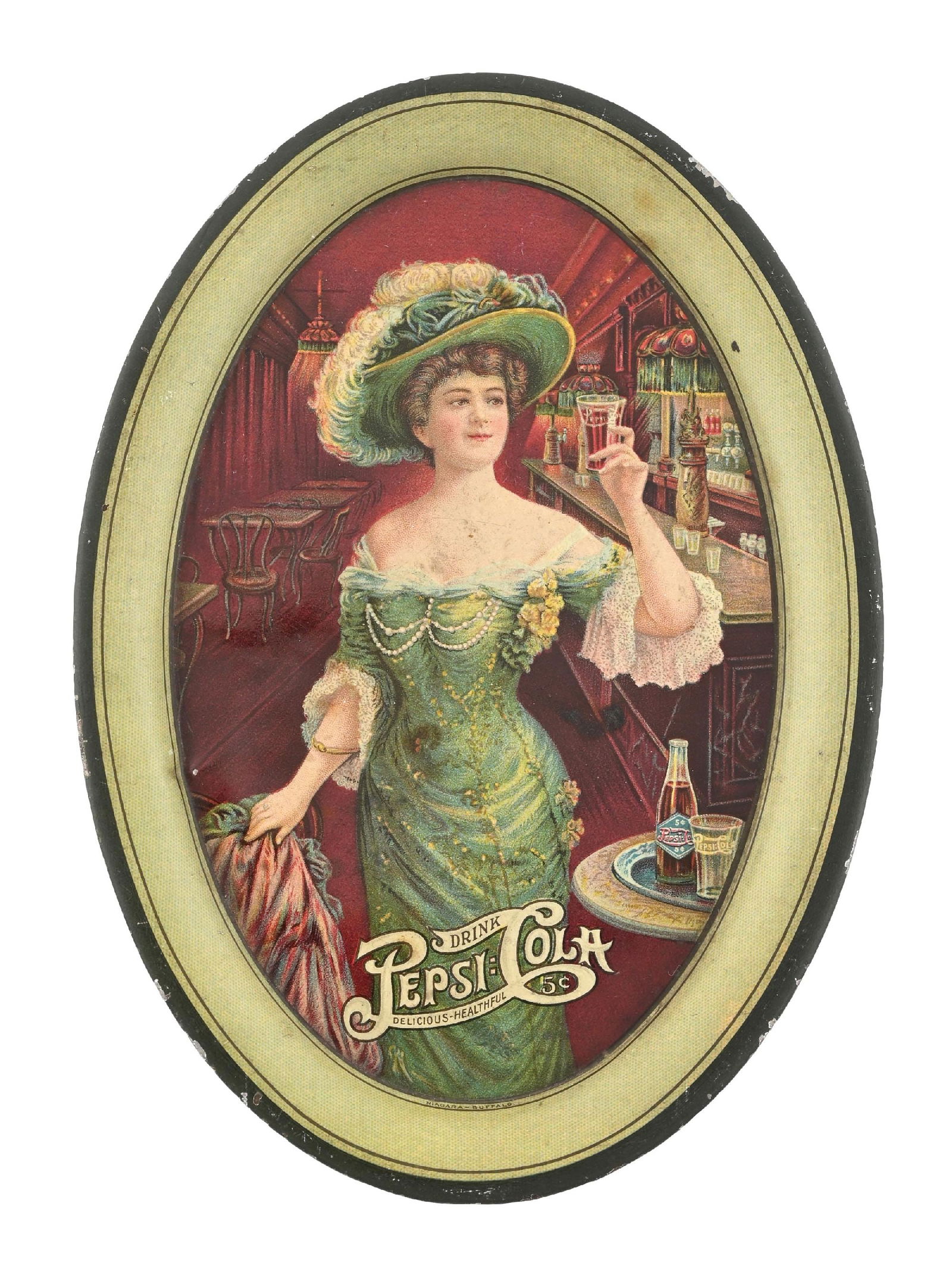 1909 PEPSI-COLA TIP TRAY (1 of 3)