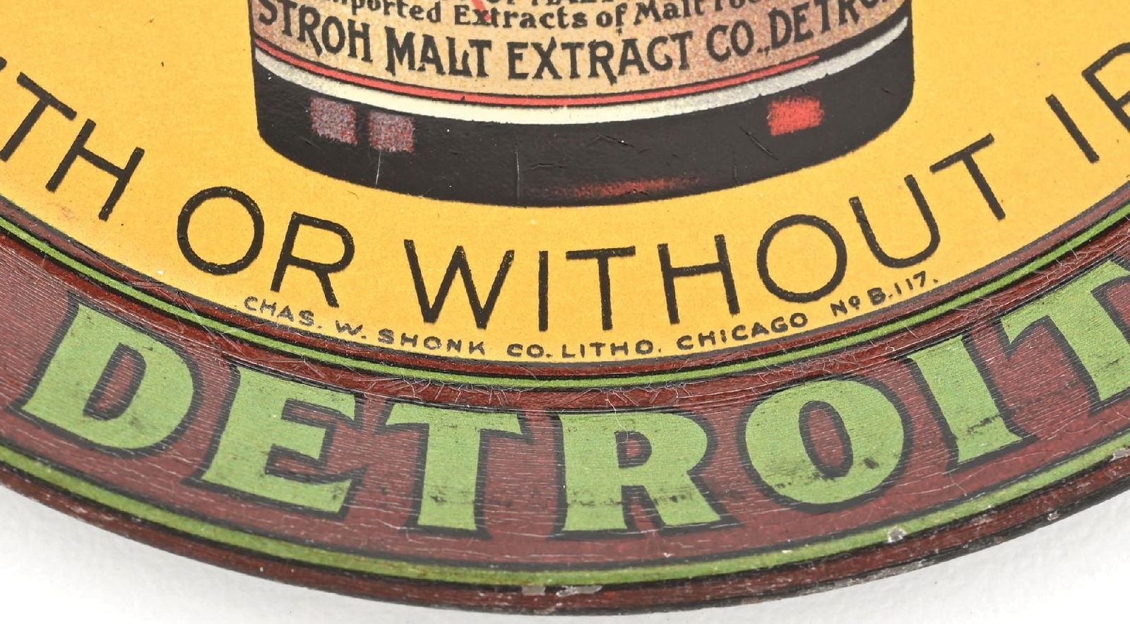 STROH'S MALT EXTRACT TIP TRAY - 2