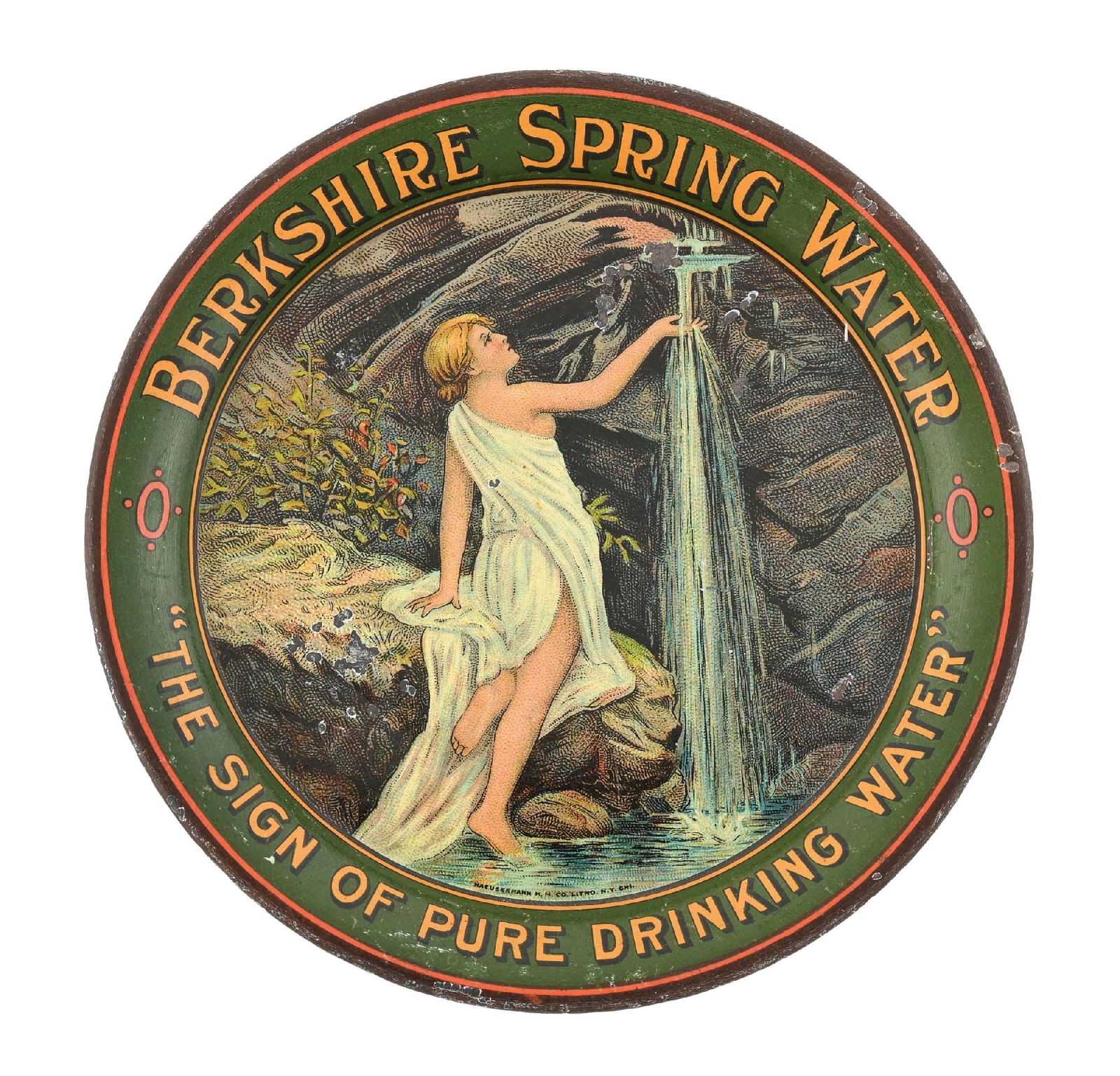 BERKSHIRE SPRING WATER TIP TRAY (1 of 3)