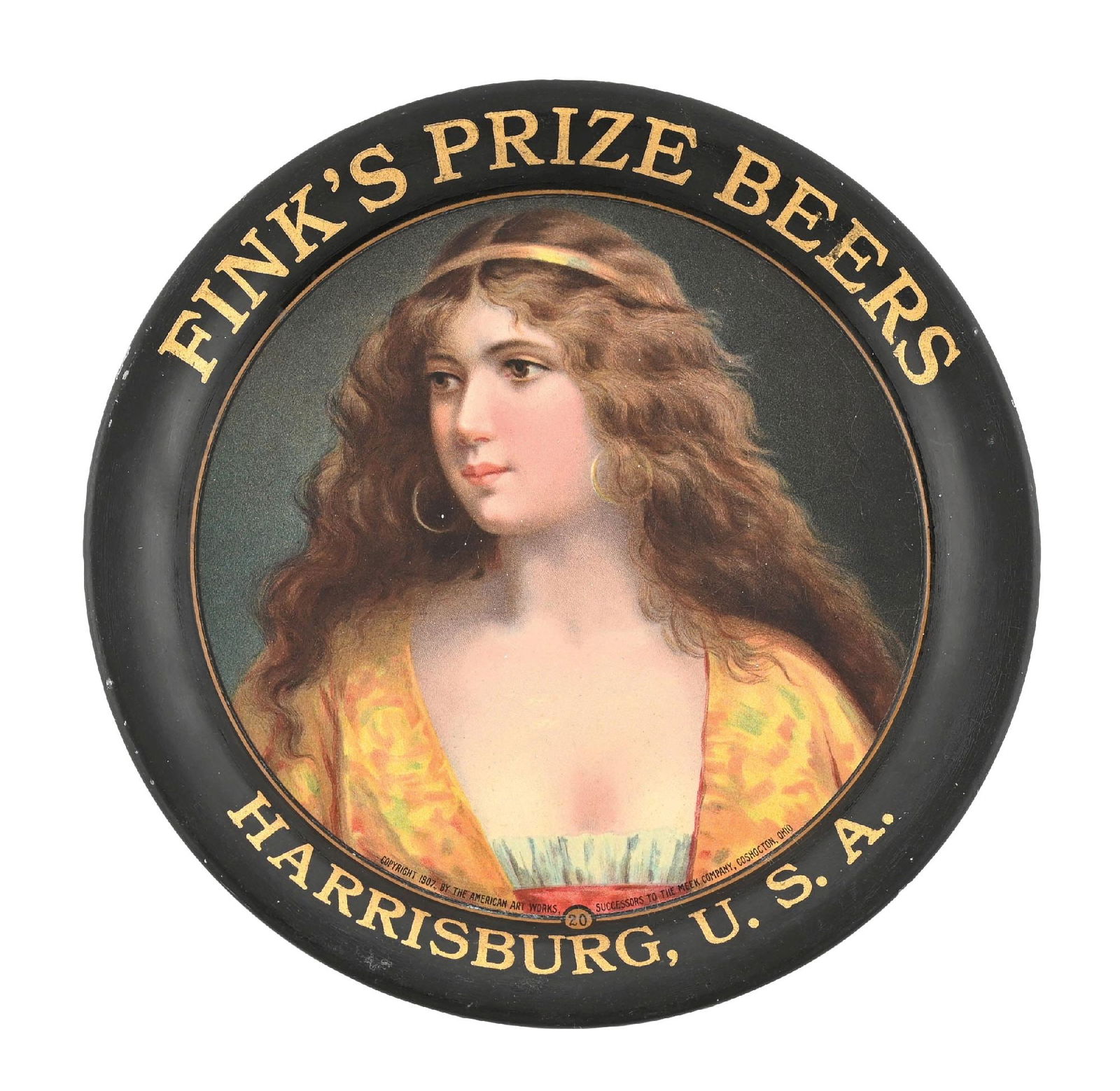 FINK'S PRIZE BEERS TIP TRAY (1 of 3)