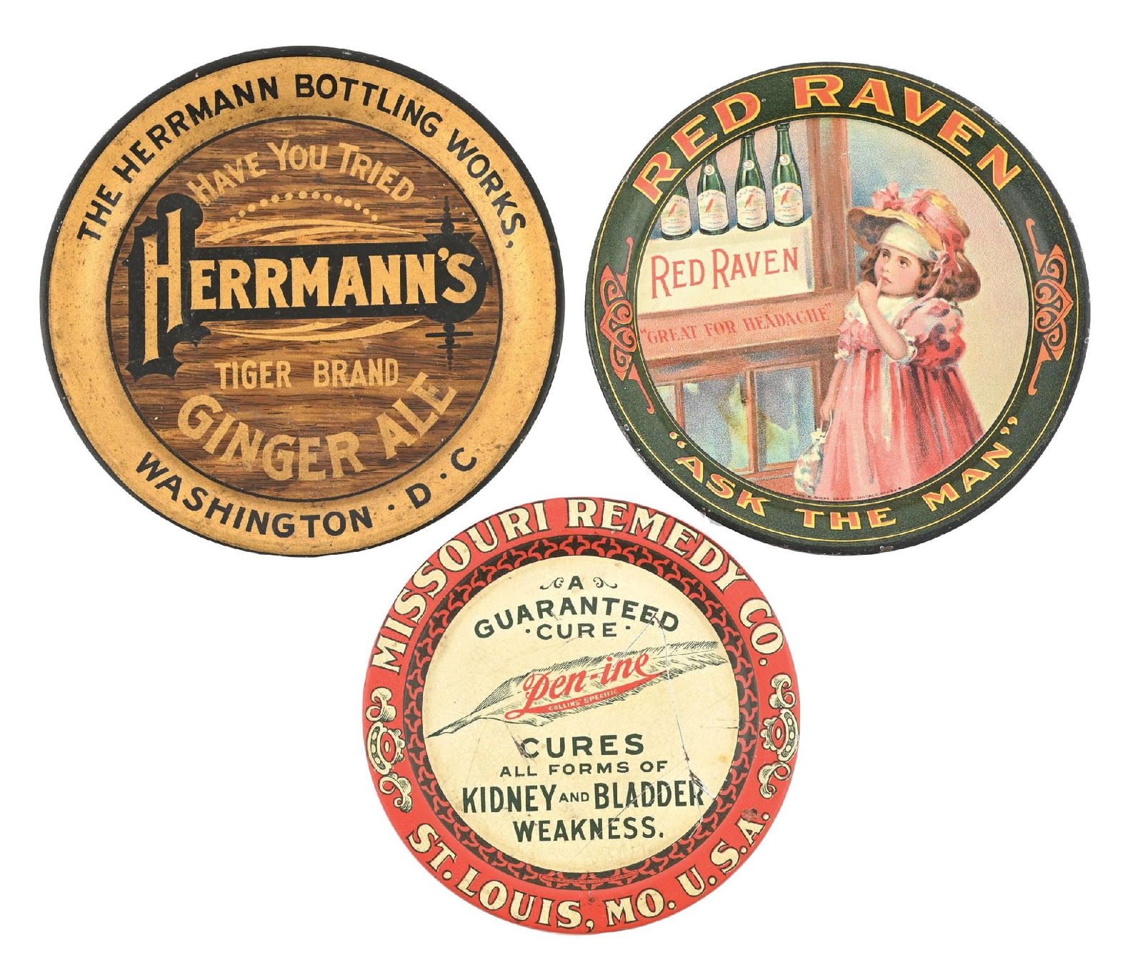 COLLECTION OF 3: MISCELLANEOUS TIP TRAYS (1 of 2)