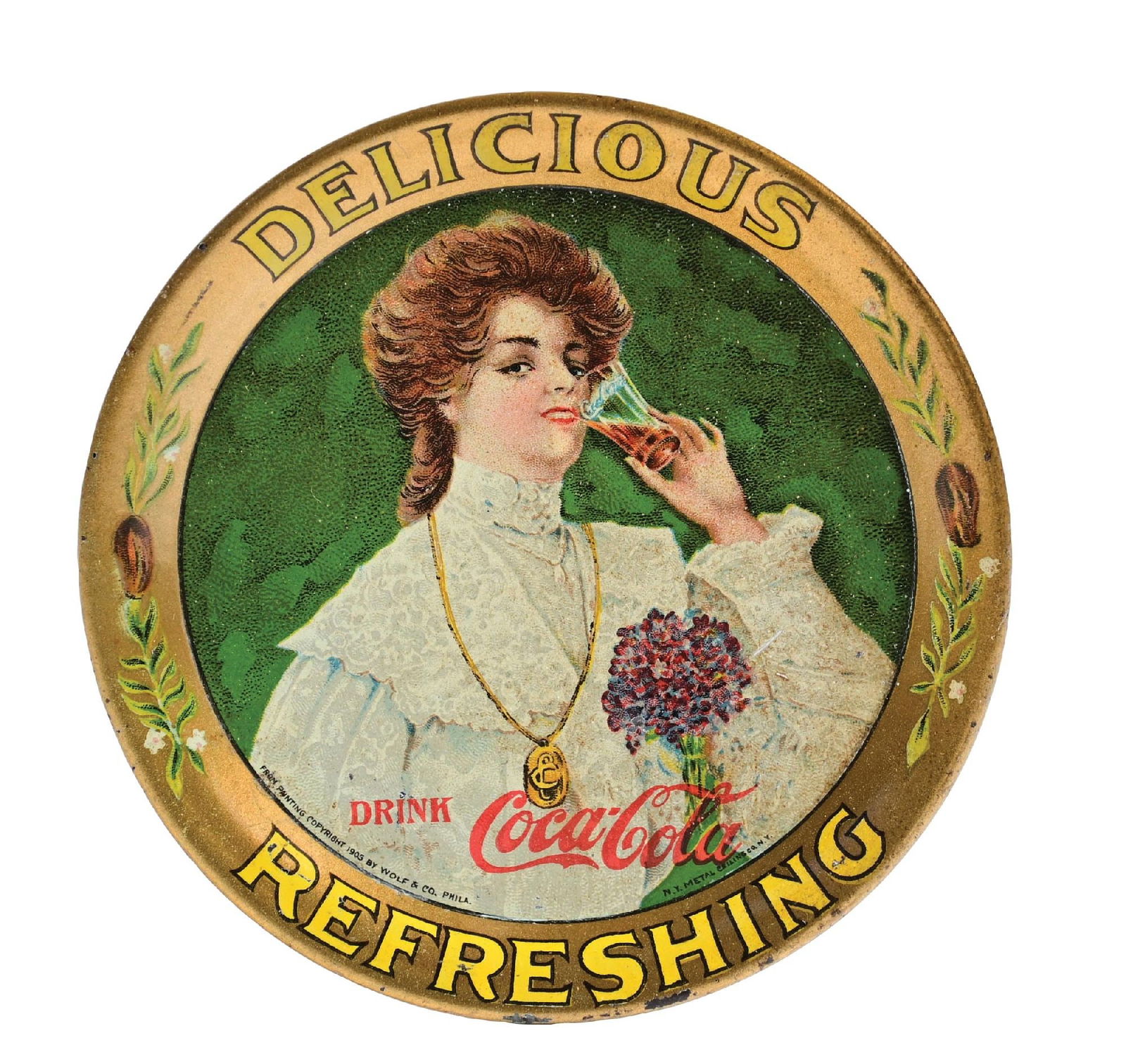 DRINK COCA-COLA DELICIOUS AND REFRESHING TIP TRAY (1 of 3)