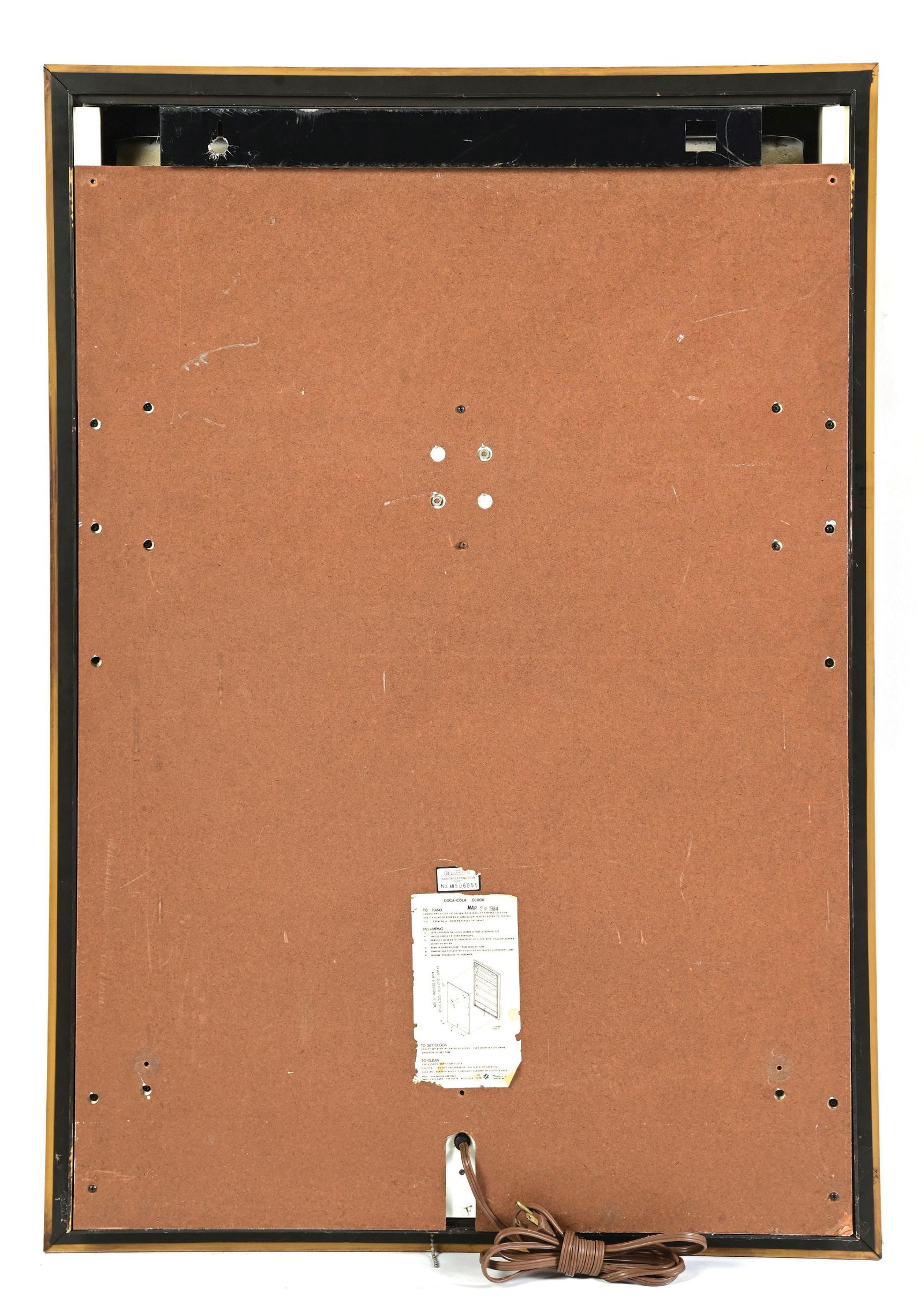 COCA-COLA ELECTRIC WALL CLOCK - 3