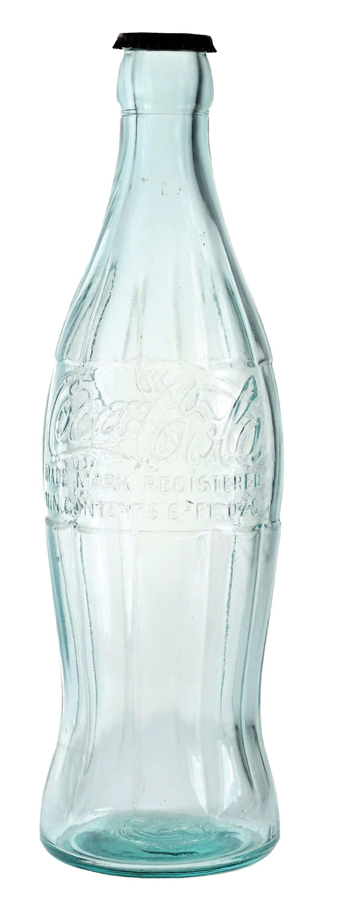 LARGE COCA-COLA DISPLAY JAR EMBOSSED GLASS BOTTLE (1 of 5)