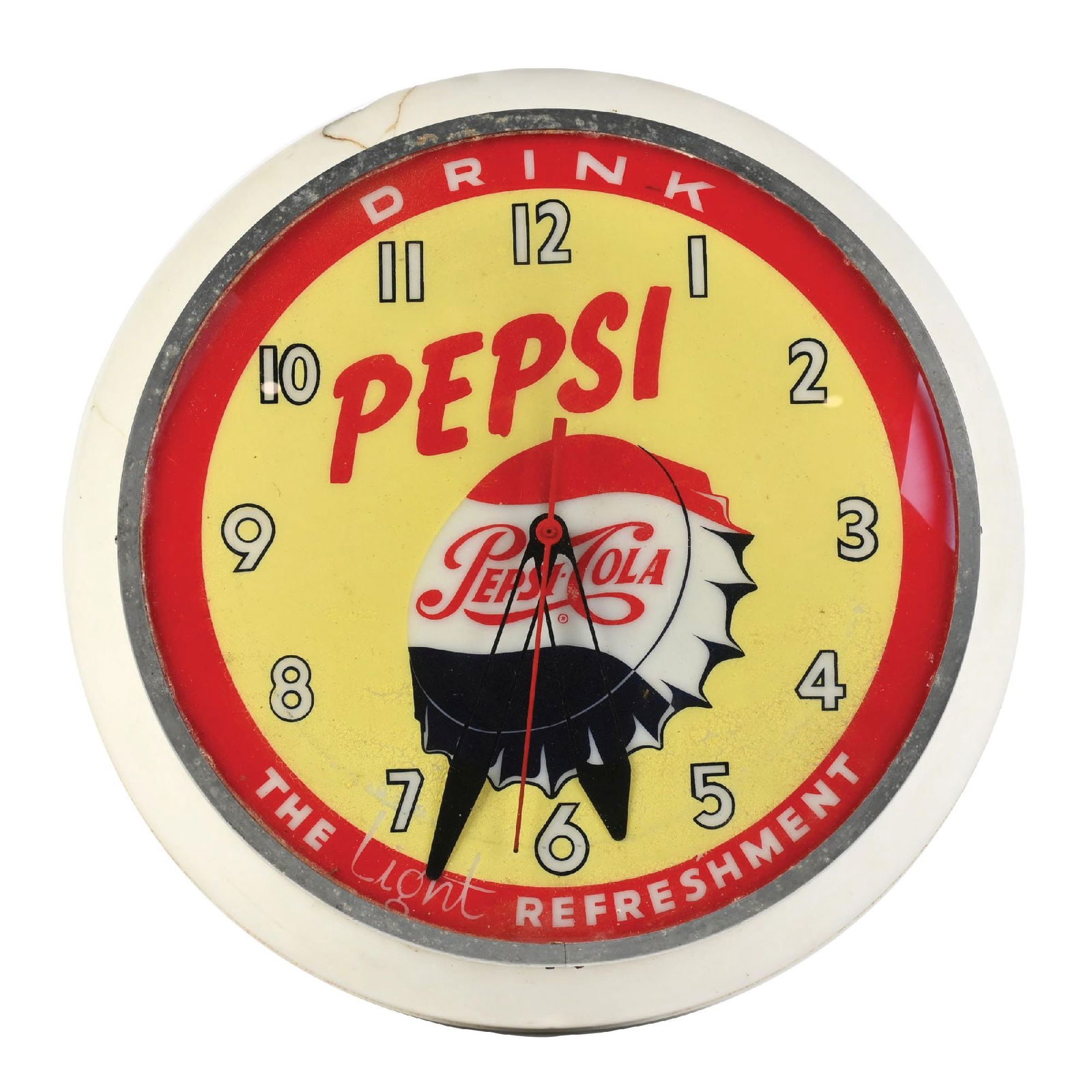 PEPSI-COLA LIGHT-UP CLOCK (1 of 2)