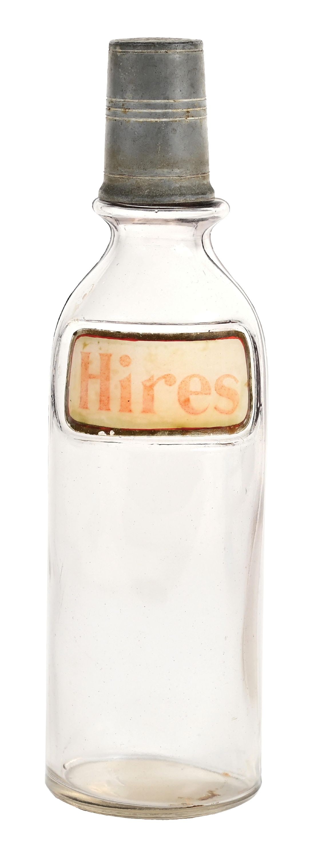 HIRES LABEL UNDER GLASS SODA SYRUP BOTTLE (1 of 5)