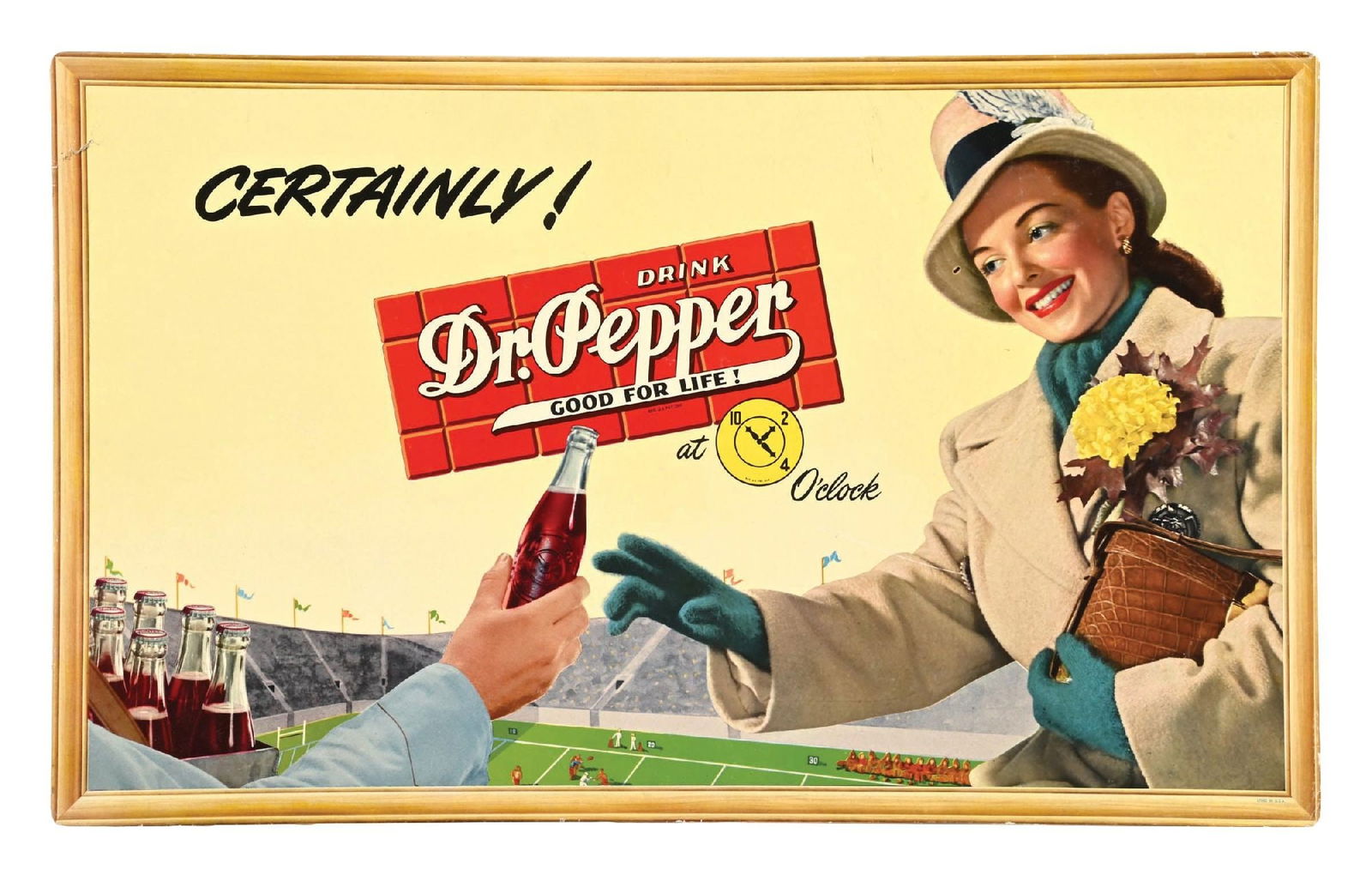 DR. PEPPER SODA POP CARD STOCK SIGN (1 of 3)