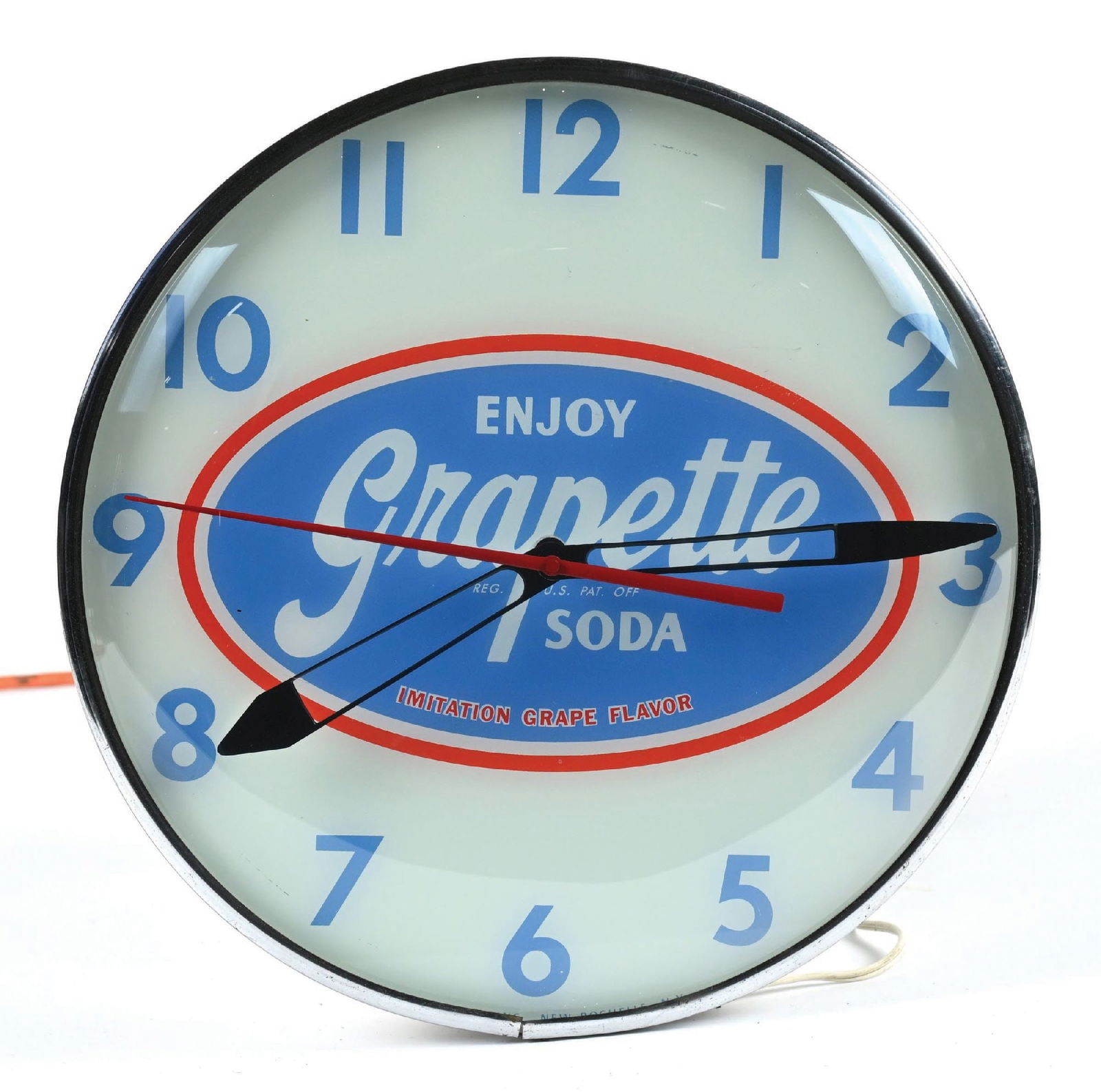GRAPETTE LIGHT-UP BUBBLE CLOCK - 2