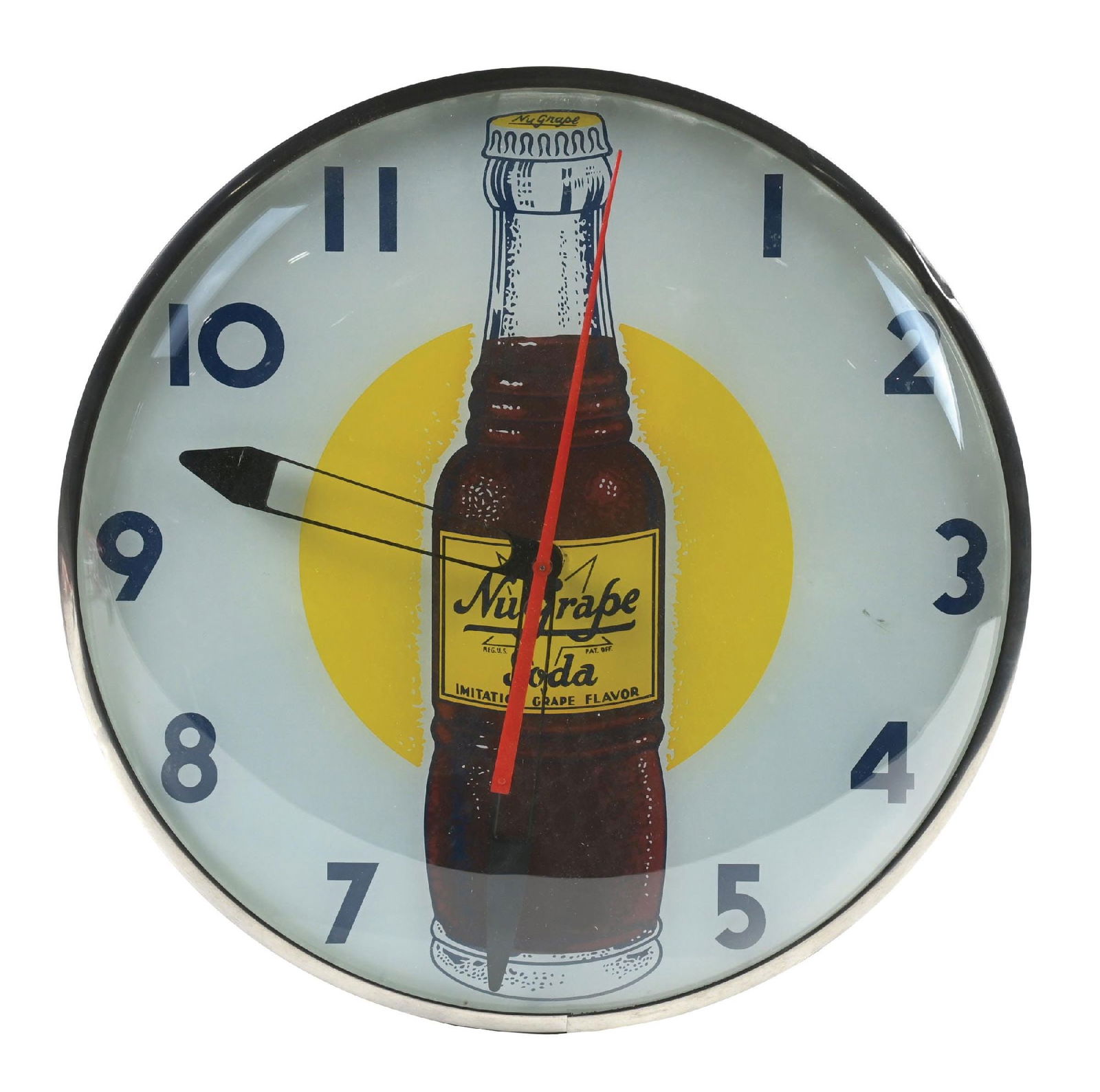 NU-GRAPE LIGHT-UP BUBBLE CLOCK (1 of 2)