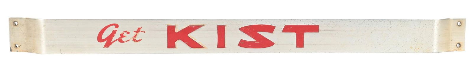 STEEL "GET KIST" SODA DOOR PUSH (1 of 2)