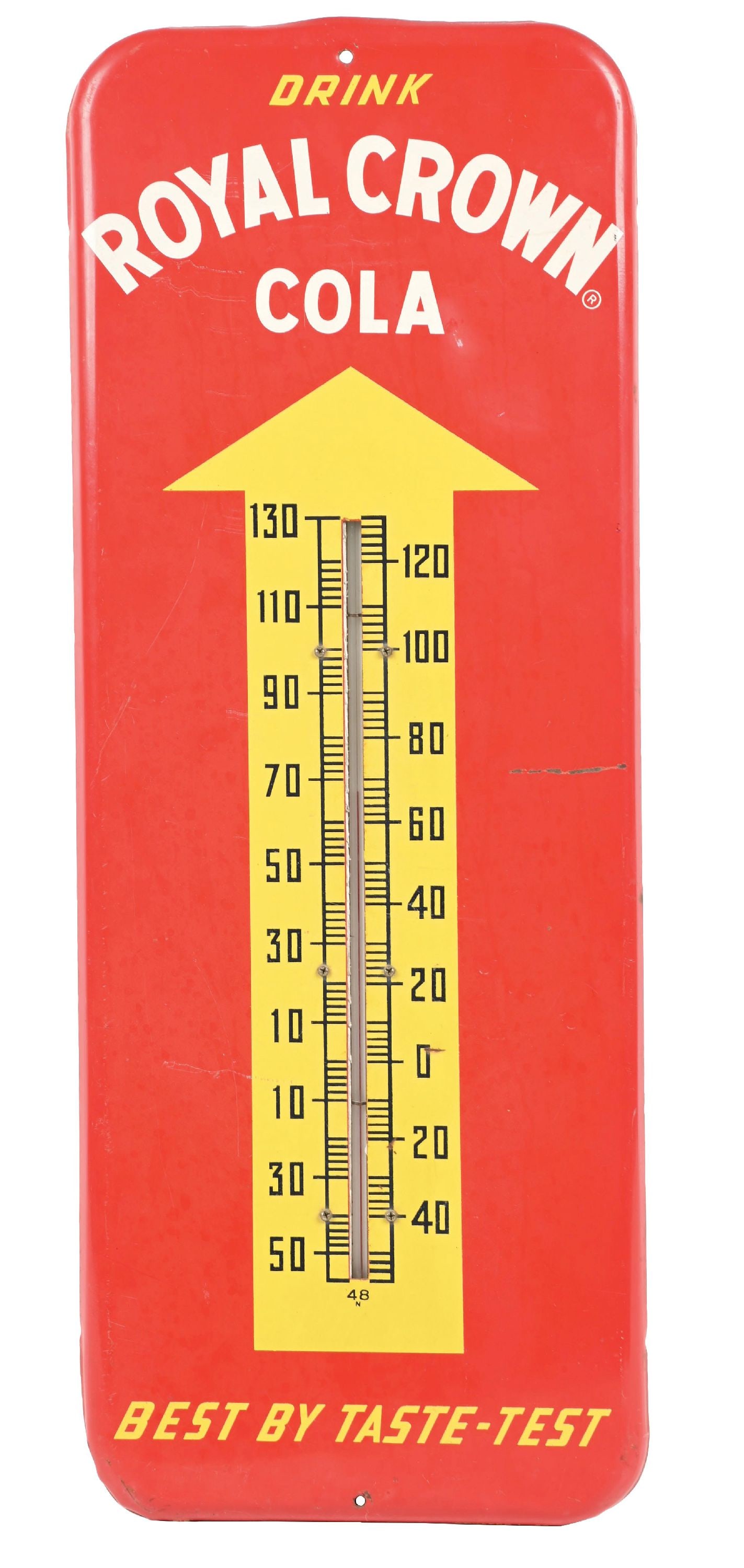 ROYAL CROWN COLA TIN THERMOMETER (1 of 2)