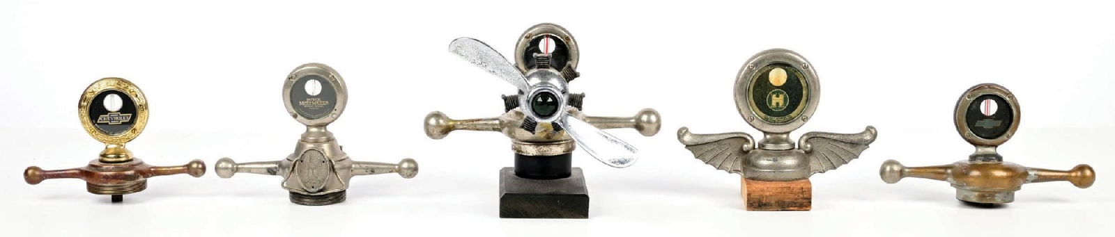 COLLECTION OF 5: VARIOUS AUTOMOTIVE RADIATOR MOTOMETERS (1 of 2)