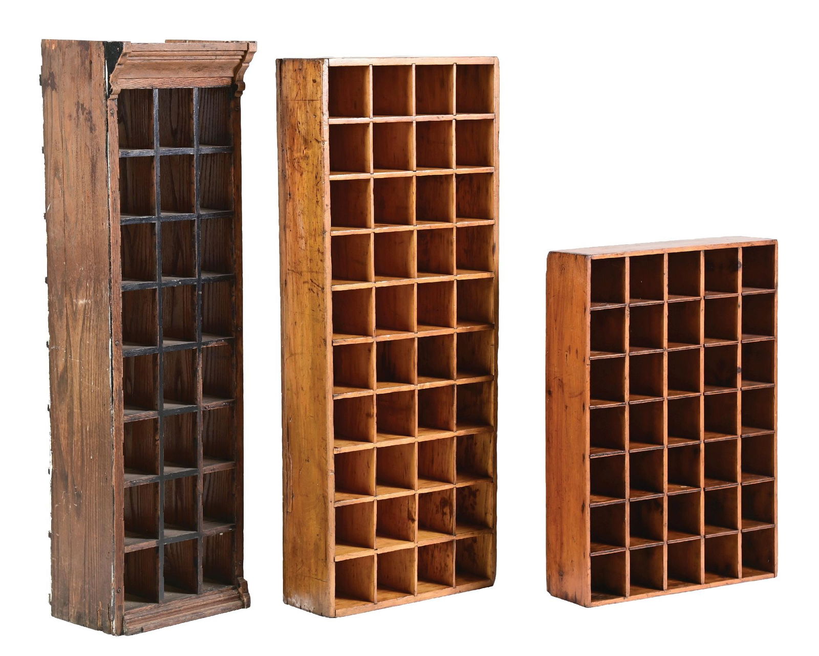 COLLECTION OF 3: WOODEN STORAGE SORTING BINS (1 of 4)
